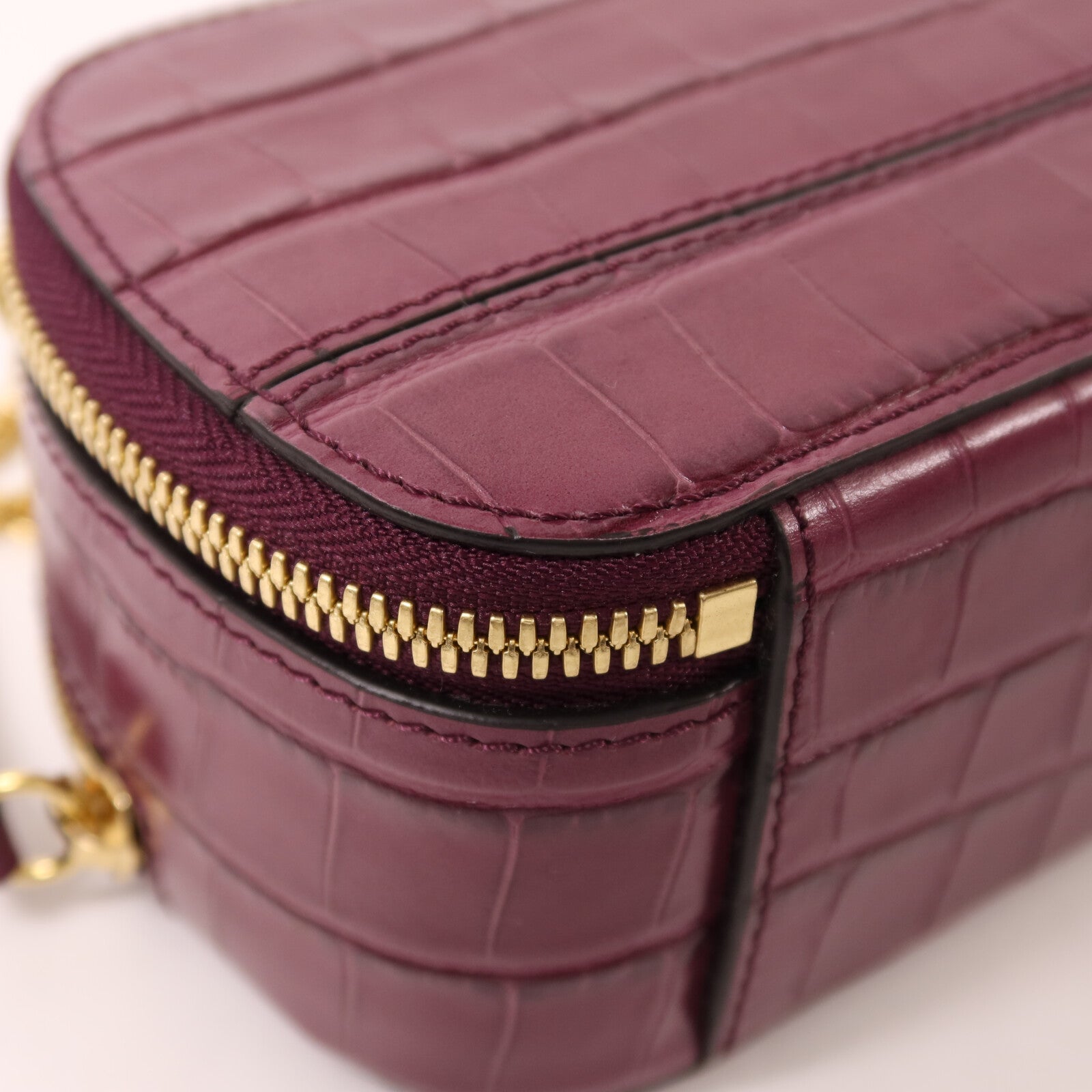 Chloe 牛皮皮革Mini C Bag金扣鏈帶手挽肩背兩用袋
