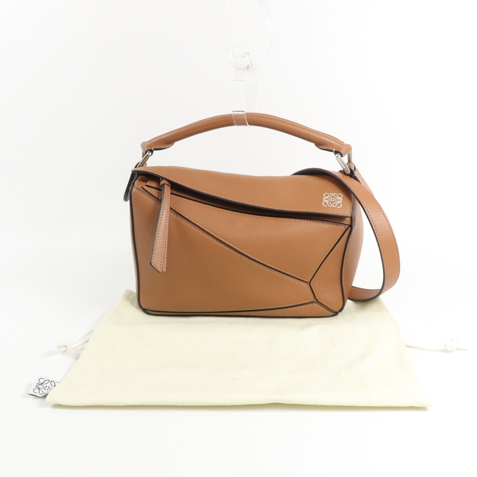 LOEWE 牛皮皮革Puzzle Small手挽肩背兩用袋