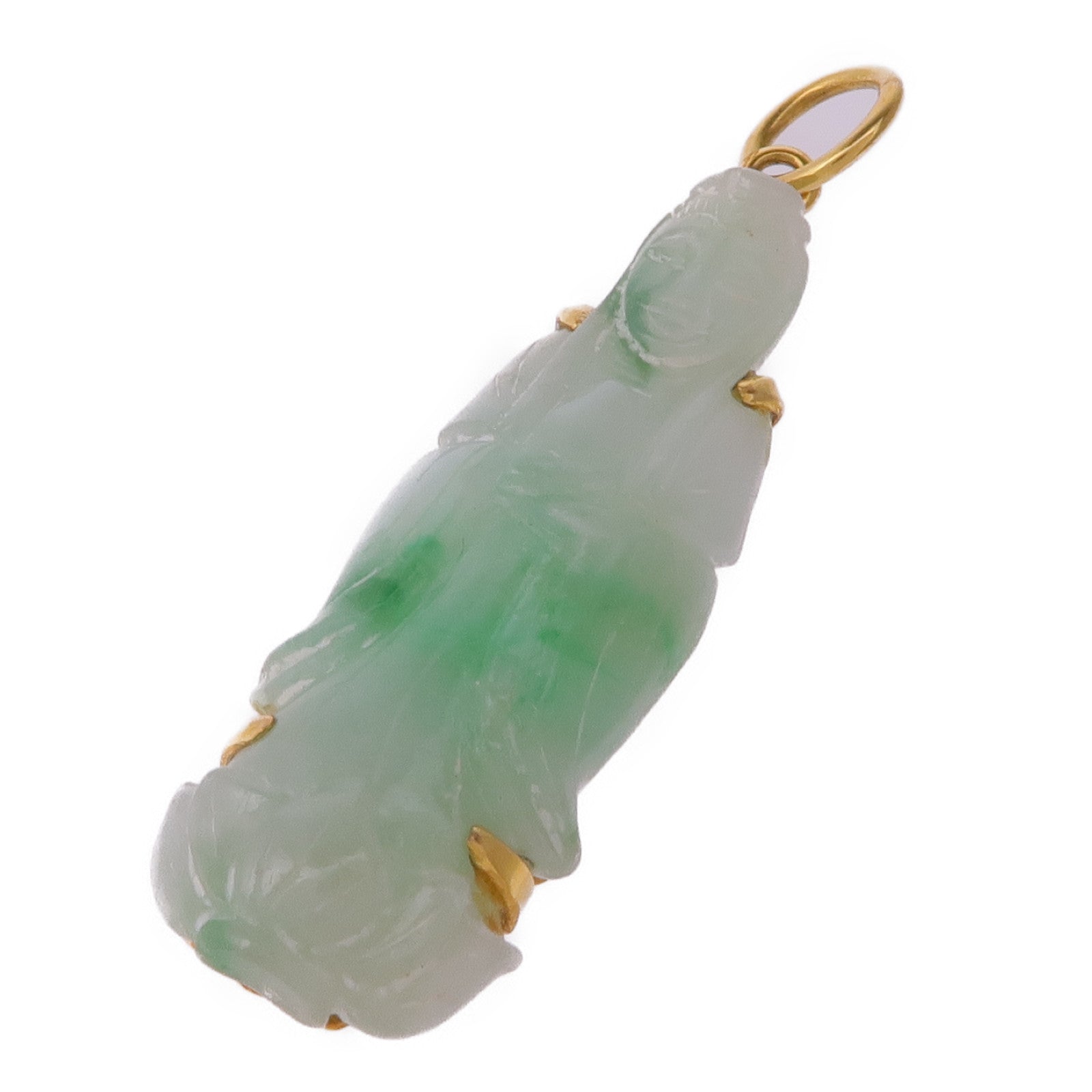 JEWELRY 14K黃金Jade Charm翡翠掛飾