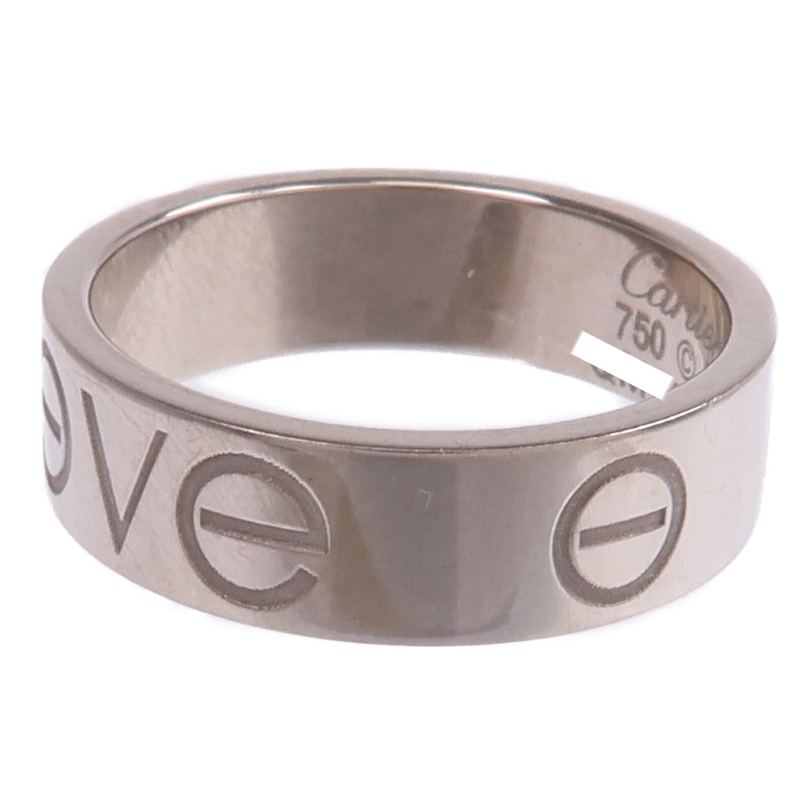 CARTIER 18K白金Ring戒指Cartier#53/US#6.25