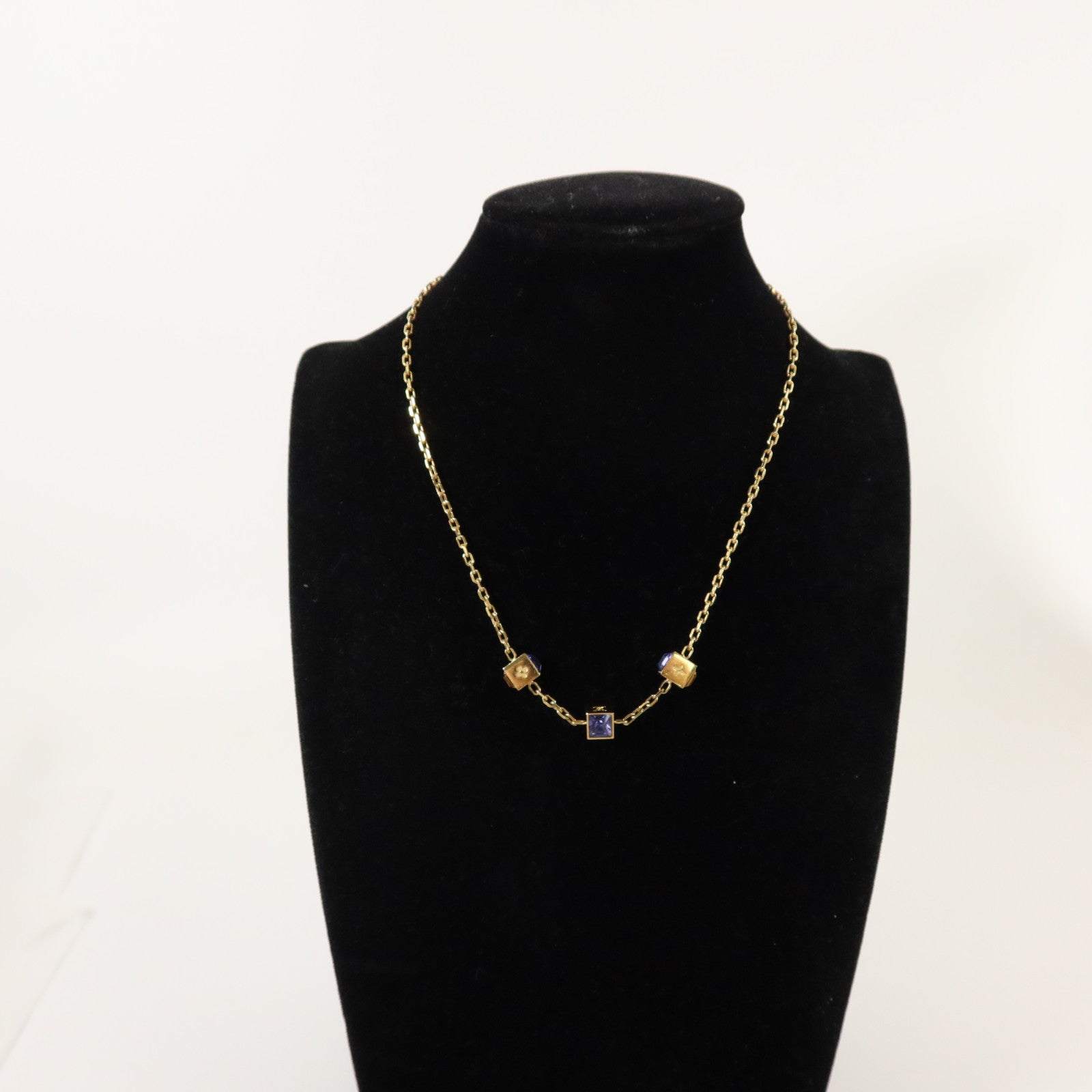 LOUIS VUITTON 金屬/PVC Collier Gamble Necklace項鏈