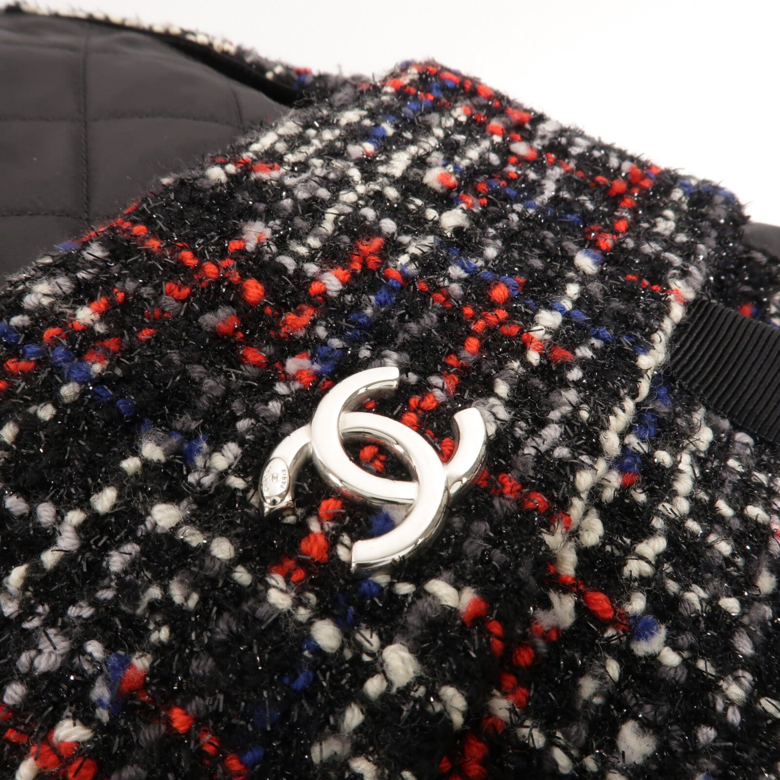 CHANEL 尼龍/Tweed Backpack背包