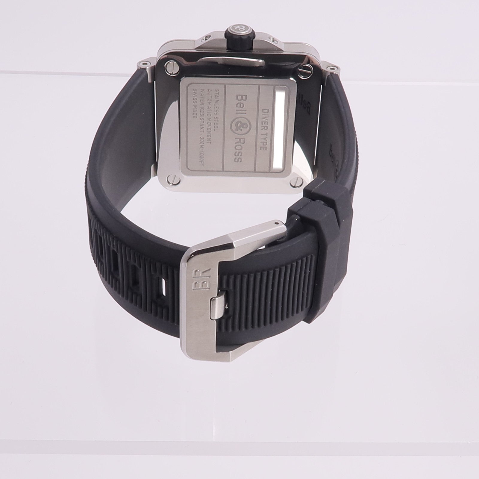 BELL&ROSS Diver Black Steel BR0392-D-BL-ST/SRB
