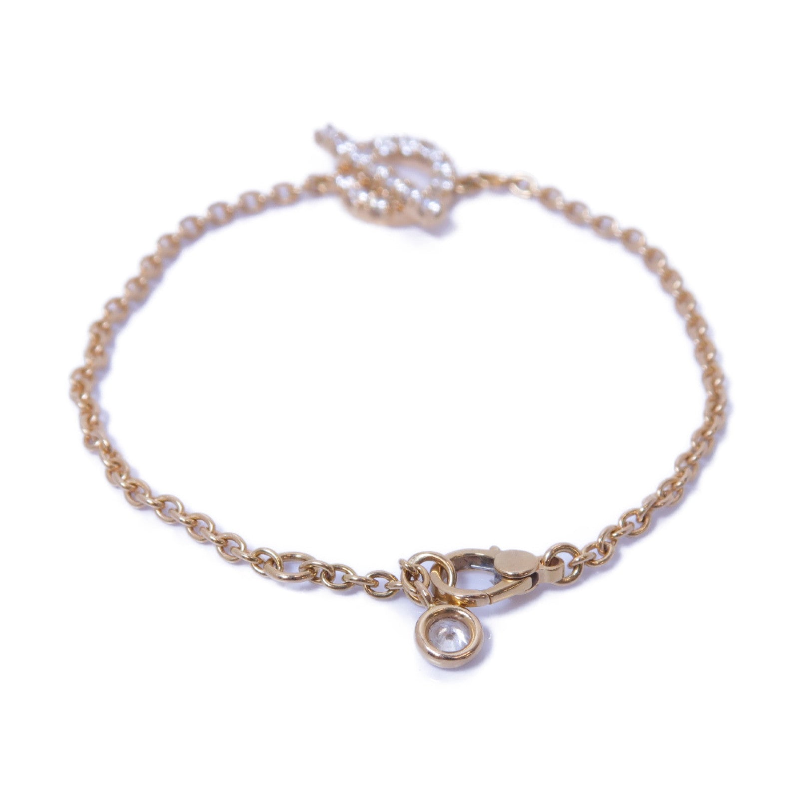 HERMES 18K玫瑰金Finesse Diamond Bracelet 0.55ct鑚石手鏈