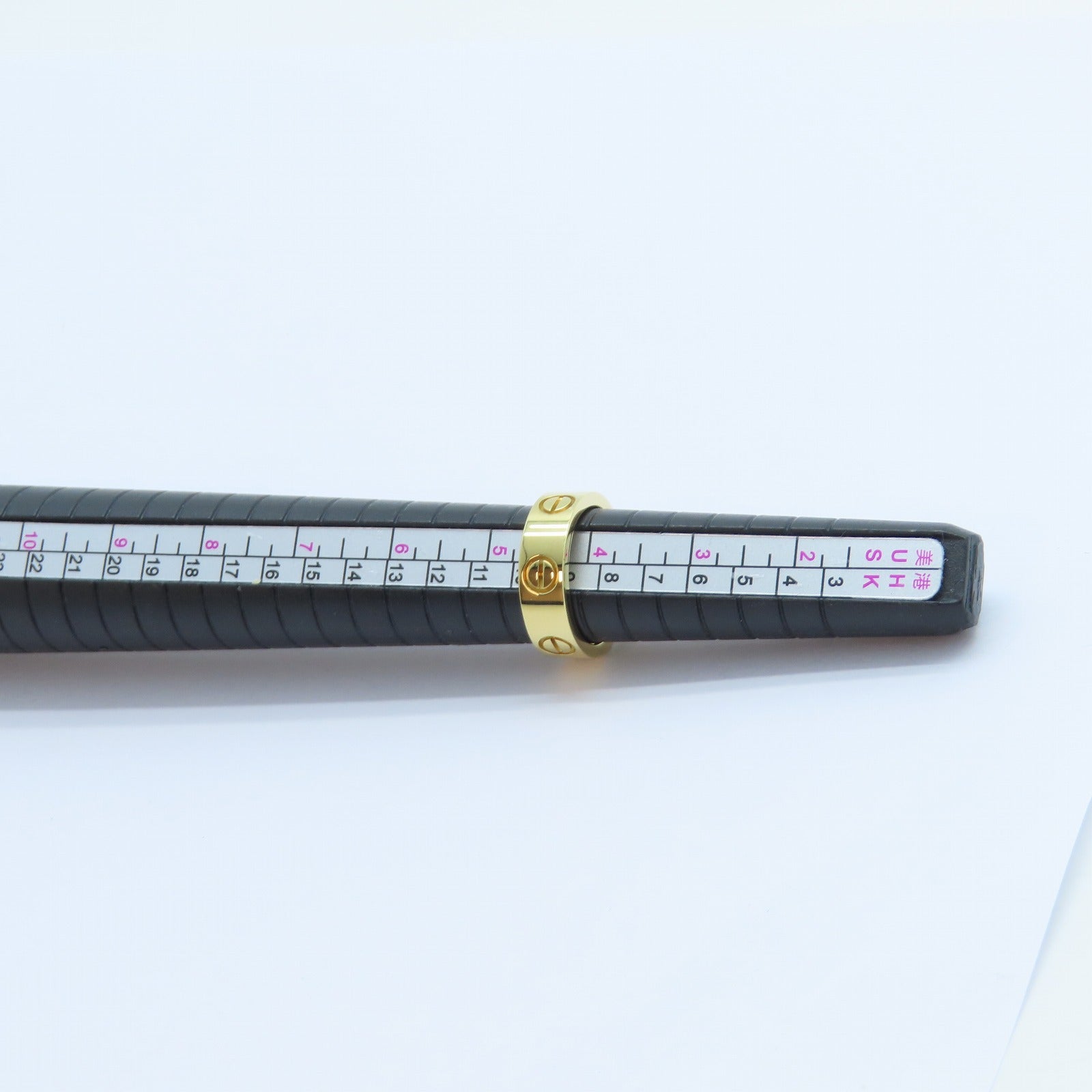 CARTIER 18K黃金Love Wedding Ring戒指Cartier#48/US#4.5