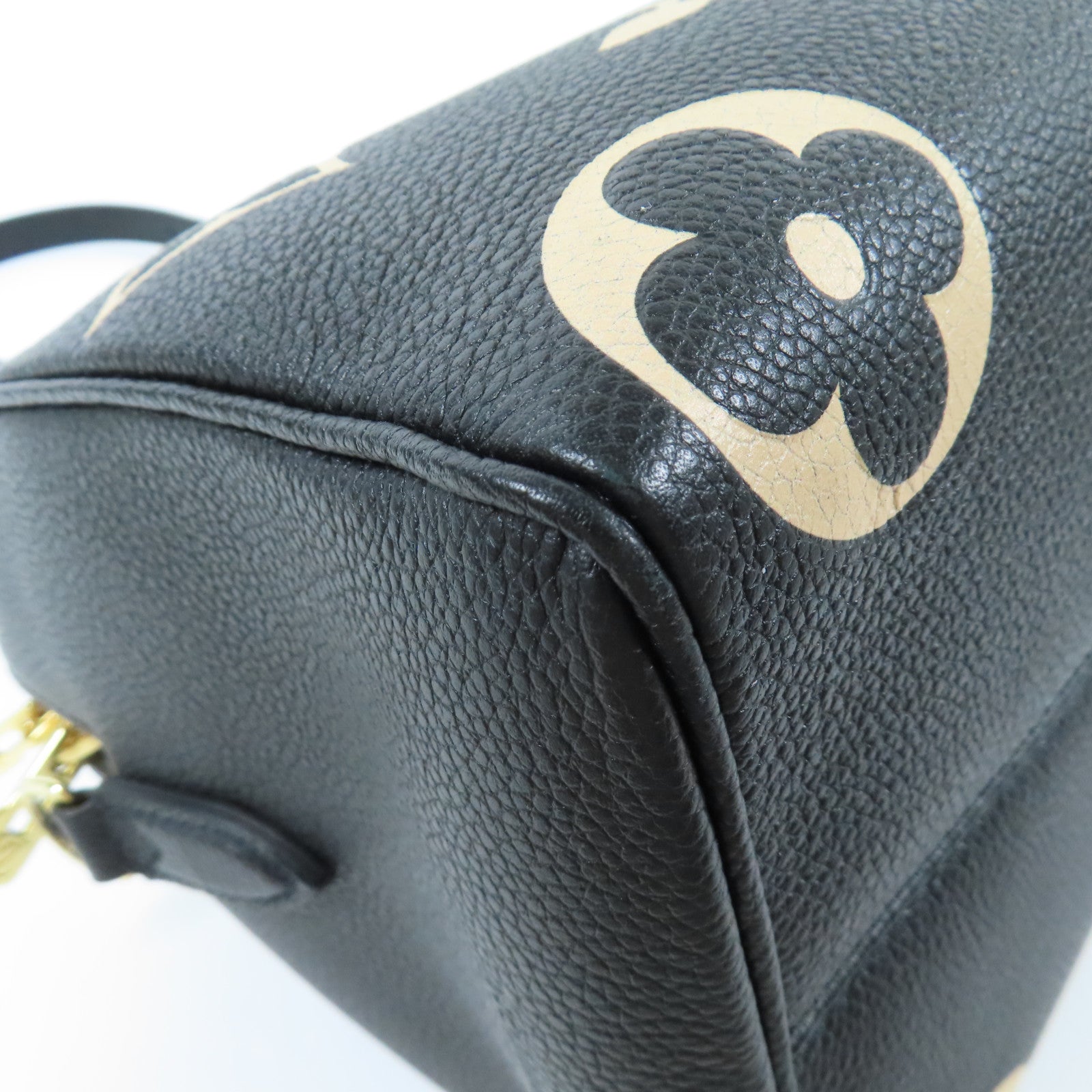 LOUIS VUITTON Monogram Empreinte Speedy Bandouliere 25金扣手挽肩背兩用袋