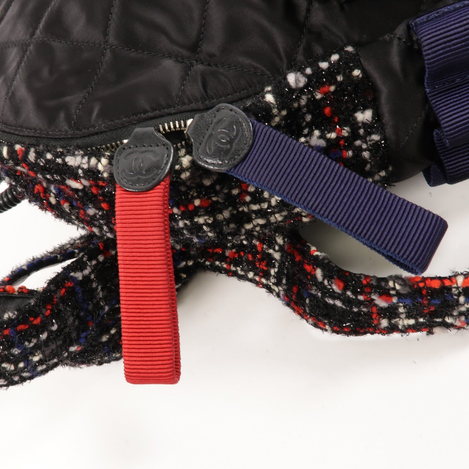 CHANEL 尼龍/Tweed Backpack背包