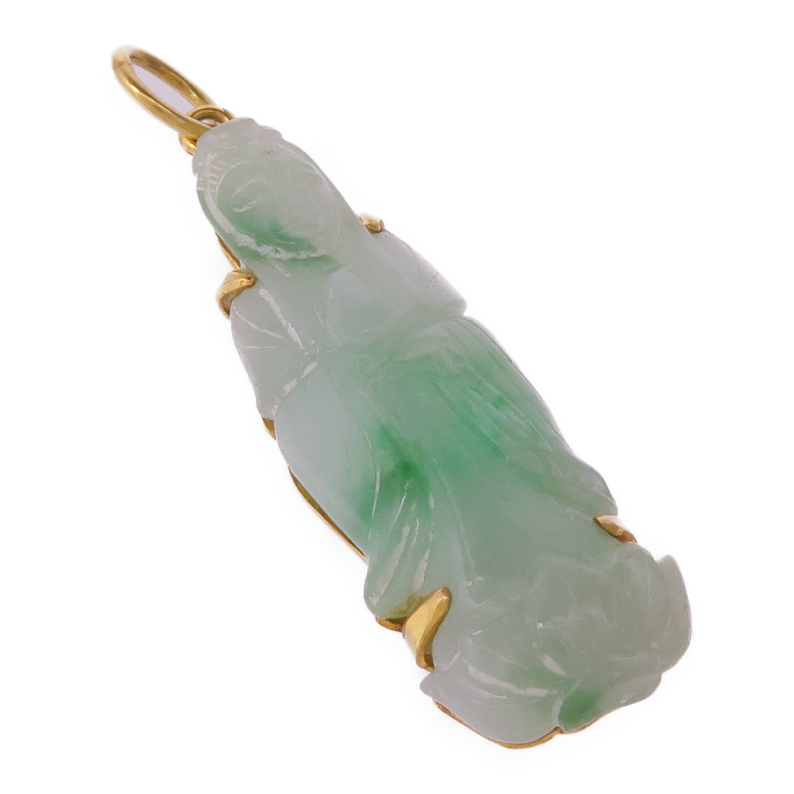 JEWELRY 14K黃金Jade Charm翡翠掛飾