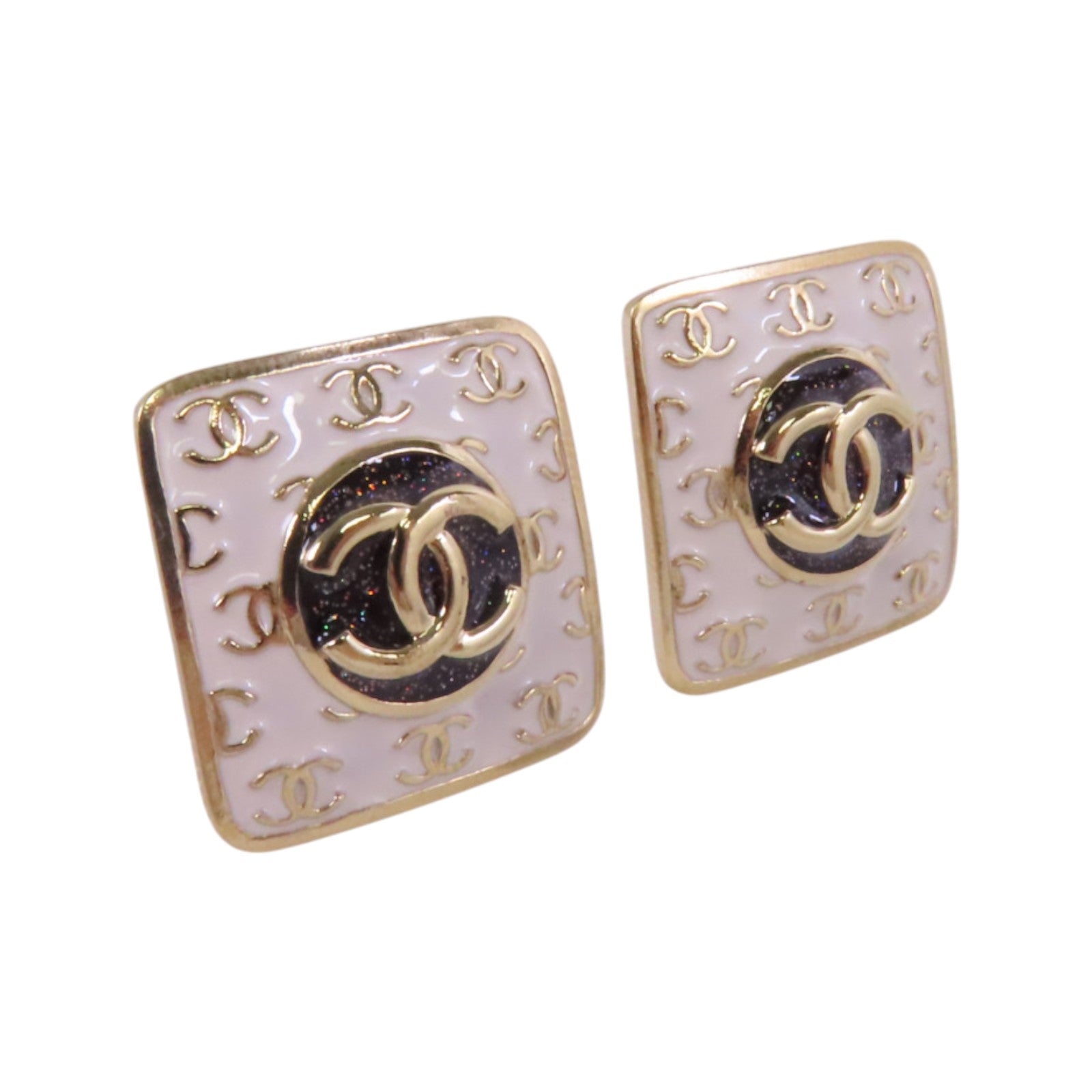 CHANEL 金屬Earrings金扣耳環