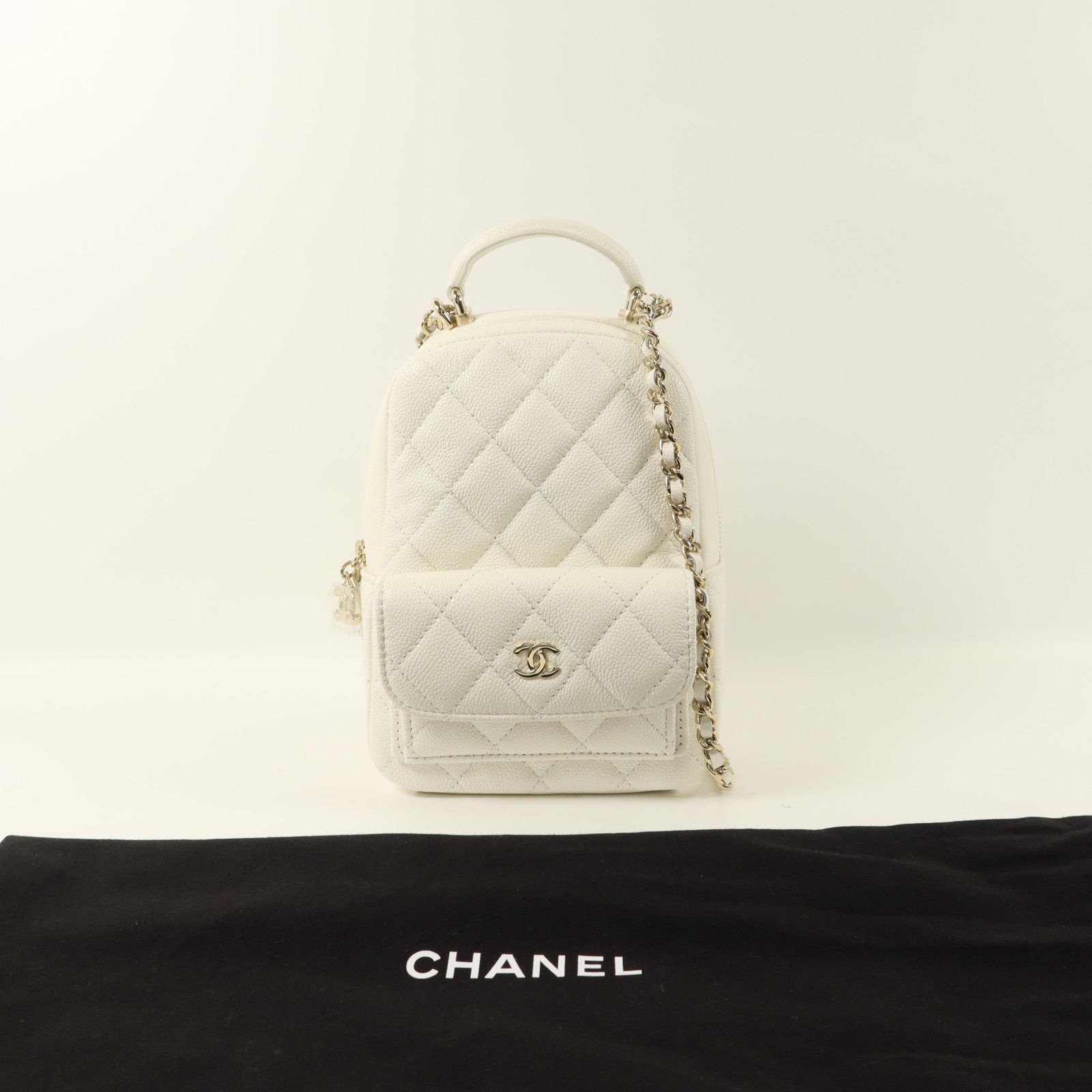 CHANEL 牛皮皮革Mini Backpack背包