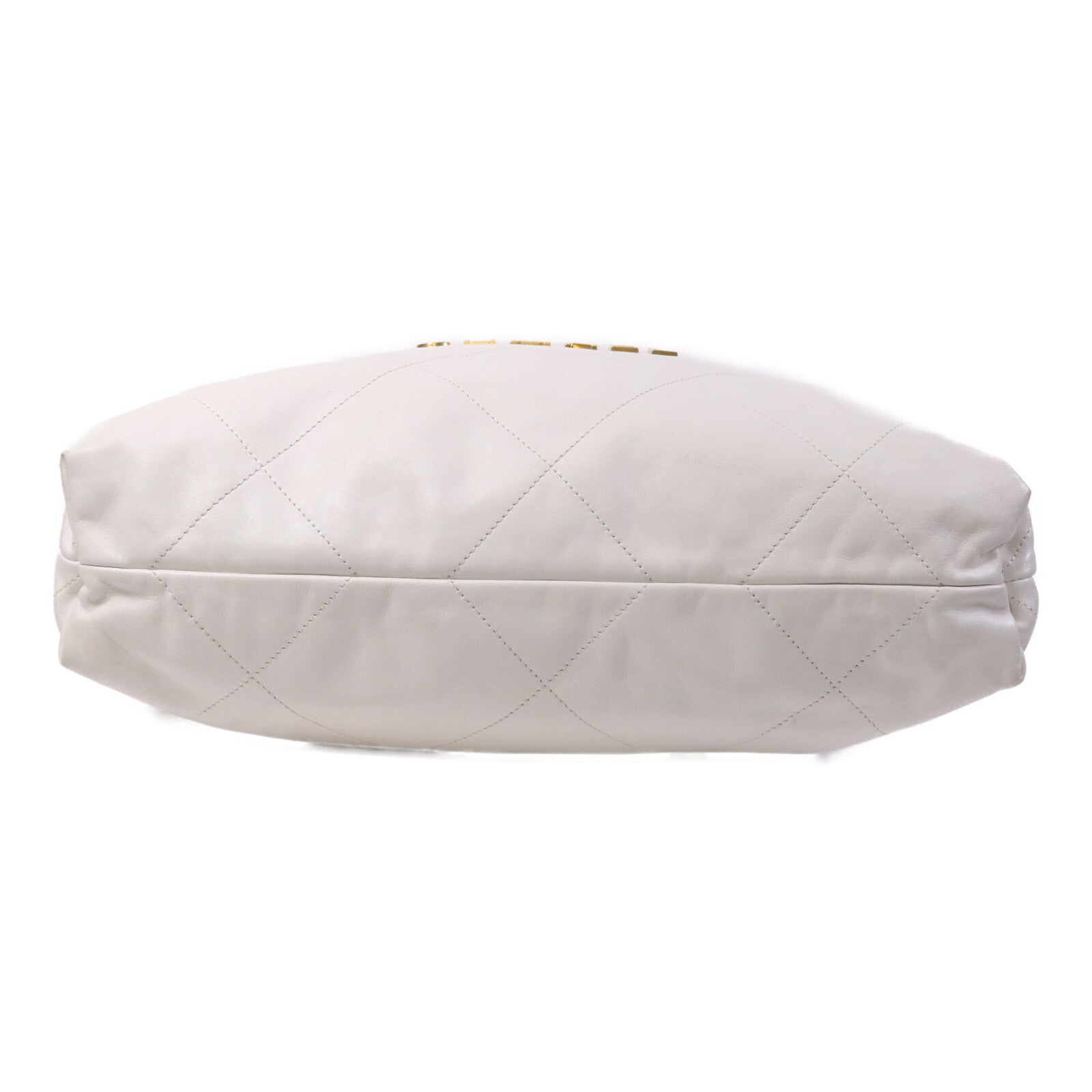 CHANEL 牛皮皮革Chanel 22金扣鏈帶肩背袋