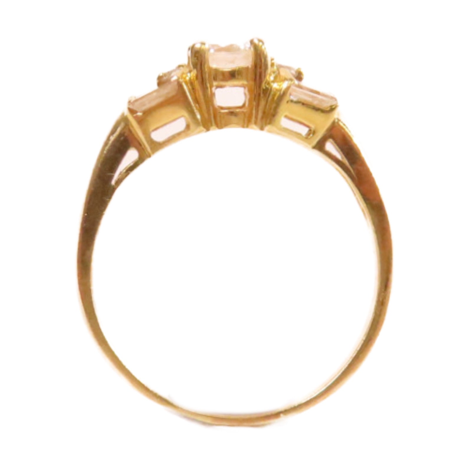 JEWELRY 【激減優惠】18K黃金/鑽石Diamond Ring戒指US#5.75