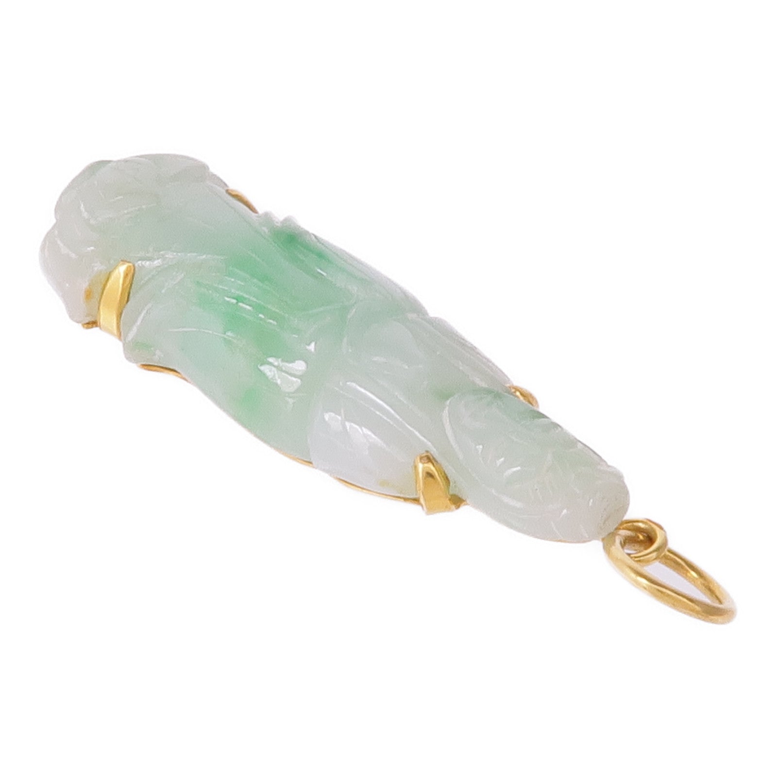 JEWELRY 14K黃金Jade Charm翡翠掛飾
