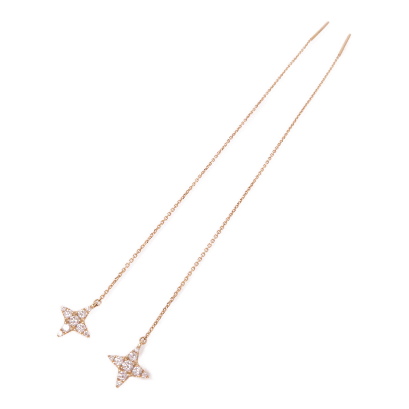 JEWELRY 18K玫瑰金Diamond Earrings鑽石耳環