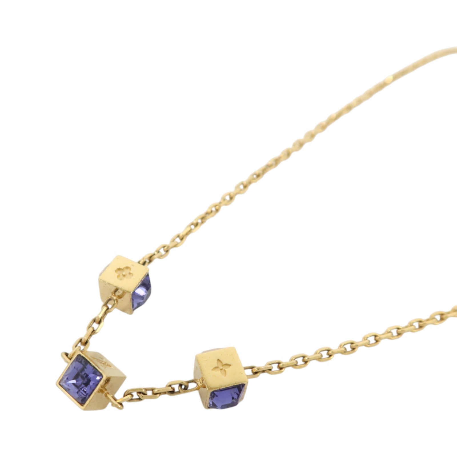 LOUIS VUITTON 金屬/PVC Collier Gamble Necklace項鏈