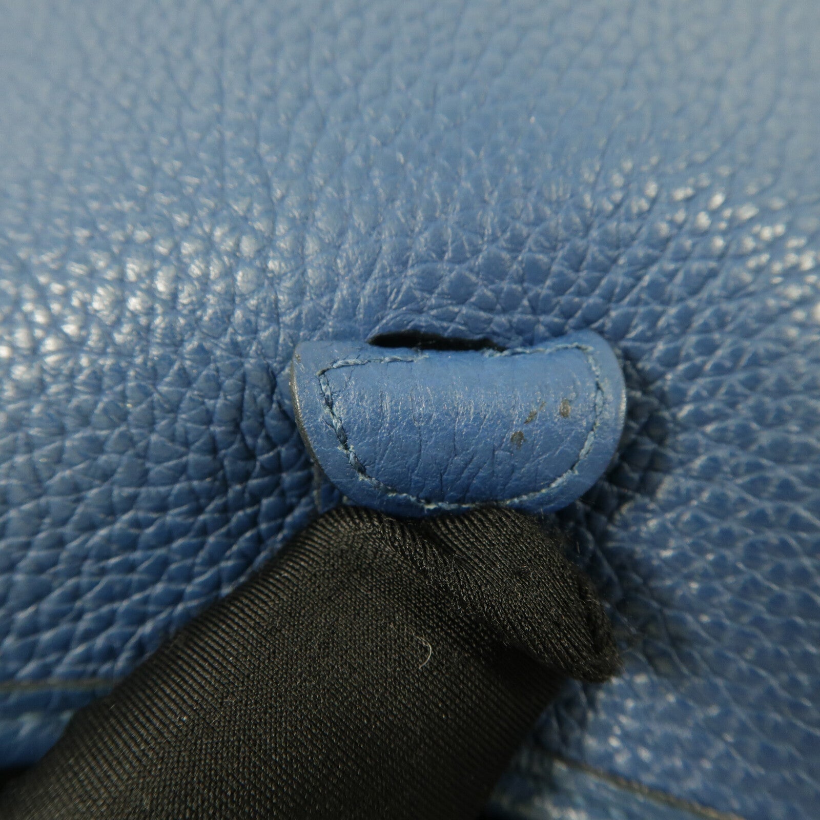 HERMES Clemence皮革Evelyne TPM肩背袋Bleu De Prusse