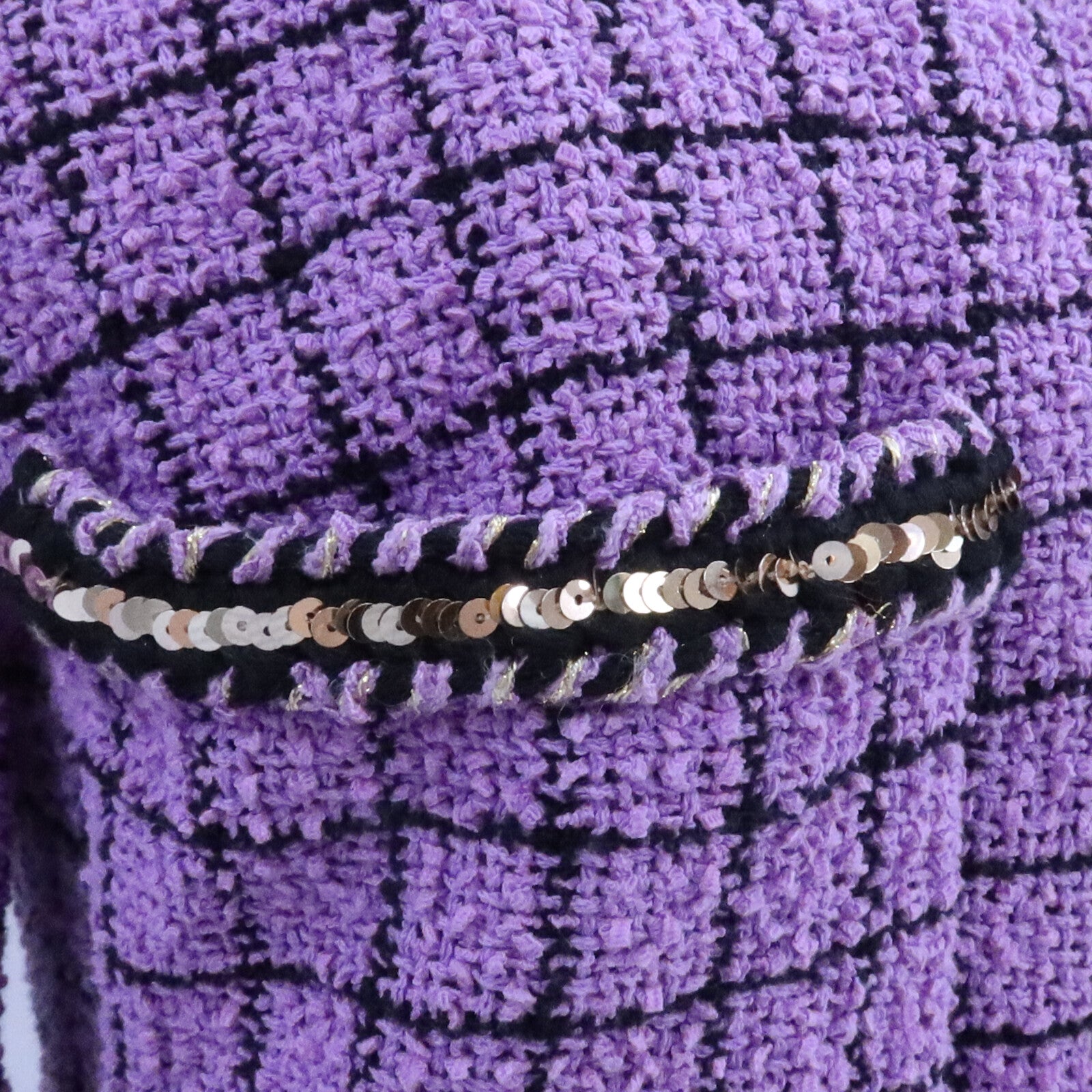 CHANEL Cotton/Polyamide Tweed Collarless Jacket外套
