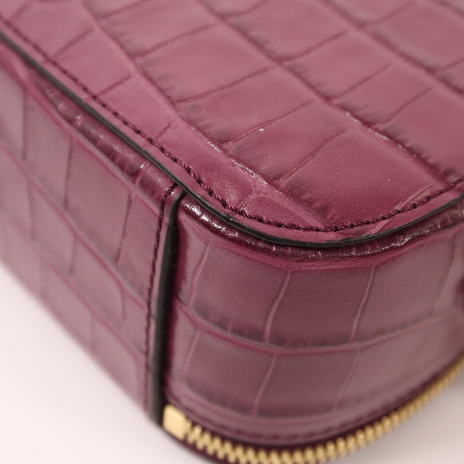 Chloe 牛皮皮革Mini C Bag金扣鏈帶手挽肩背兩用袋