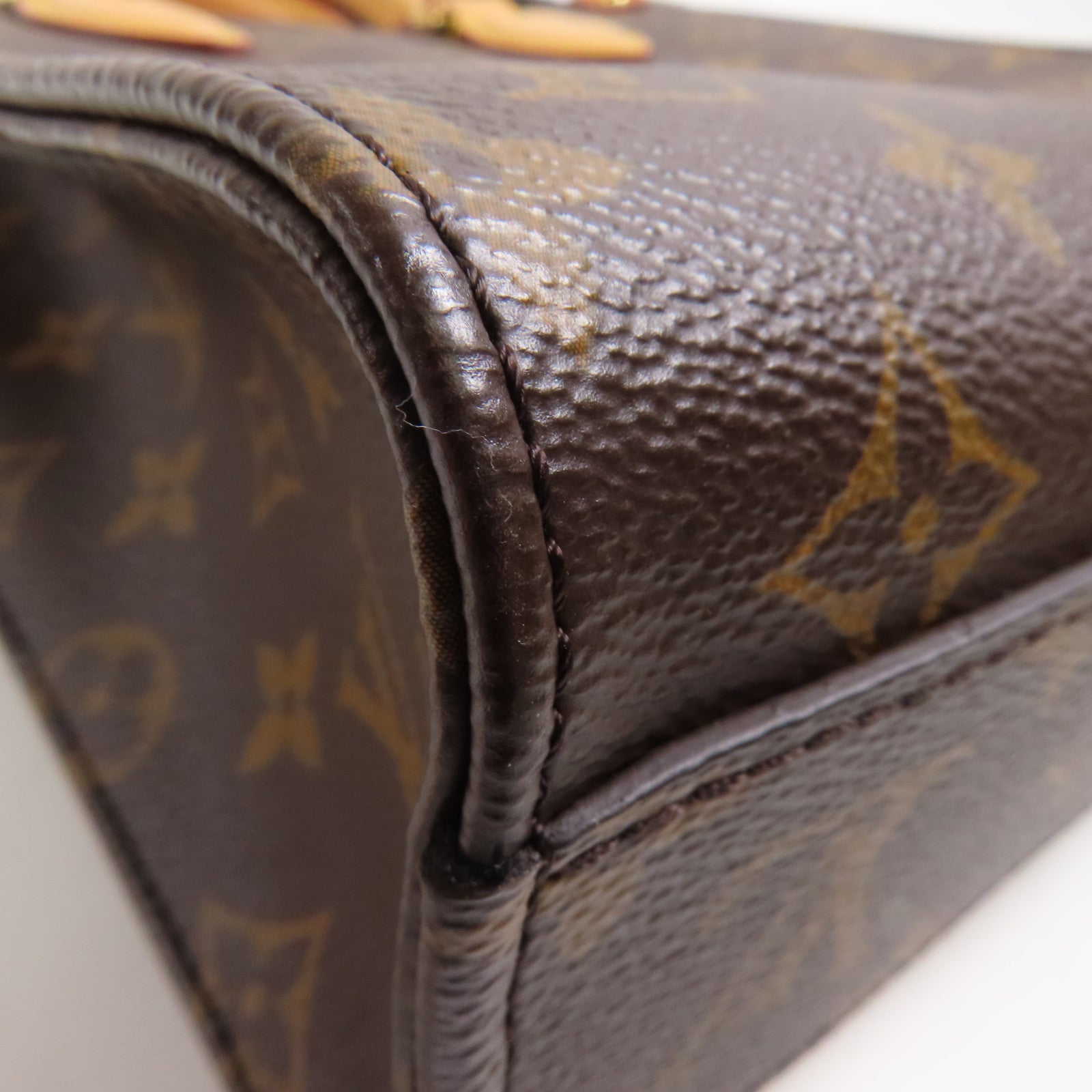 LOUIS VUITTON LV GHW Sac Plat BB 2 Way Shoulder Bag M46265 Monogram Brown