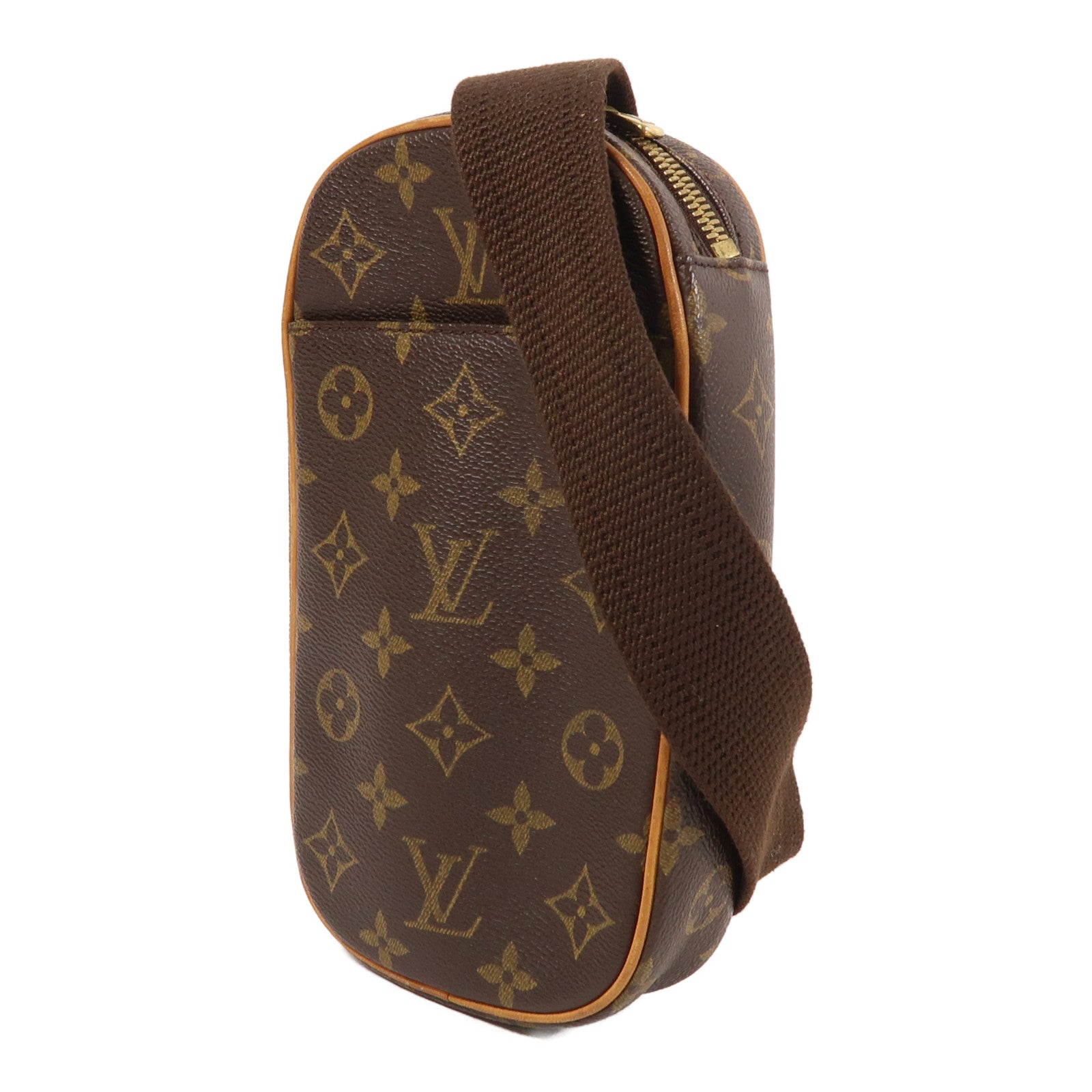LOUIS VUITTON Monogram Pochette Gange金扣肩背袋