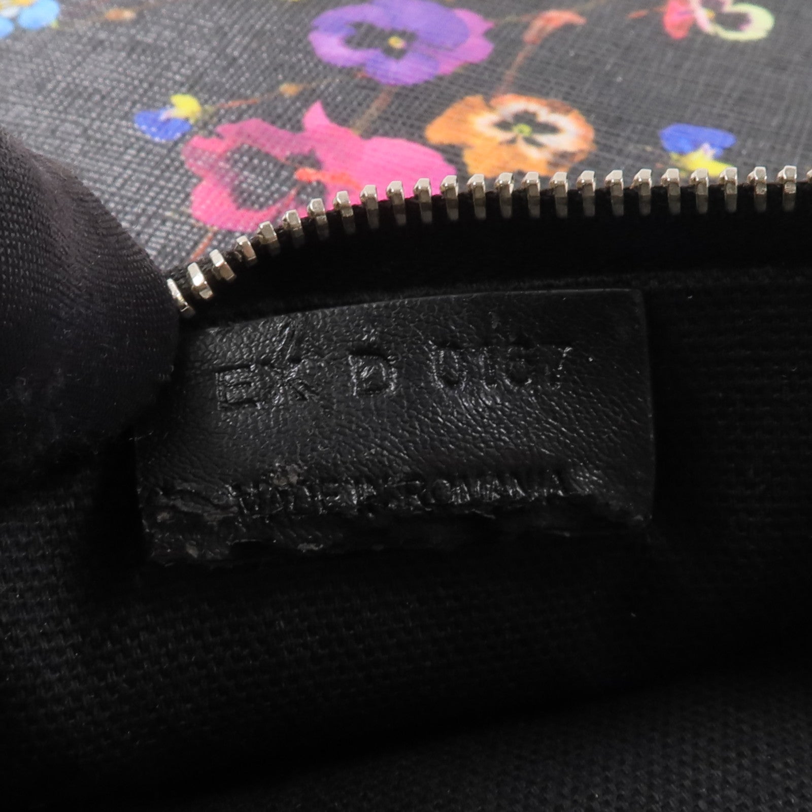GIVENCHY 塗層帆布Night Pansy Pouch手拿包
