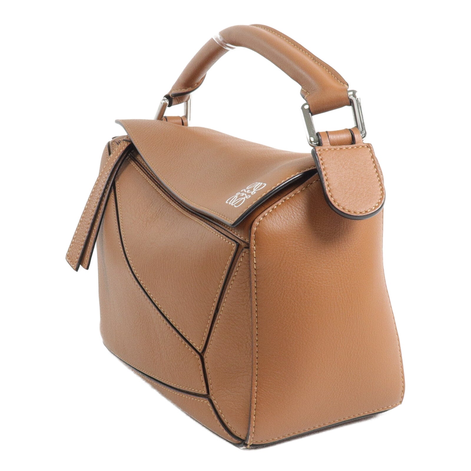 LOEWE 牛皮皮革Puzzle Small手挽肩背兩用袋