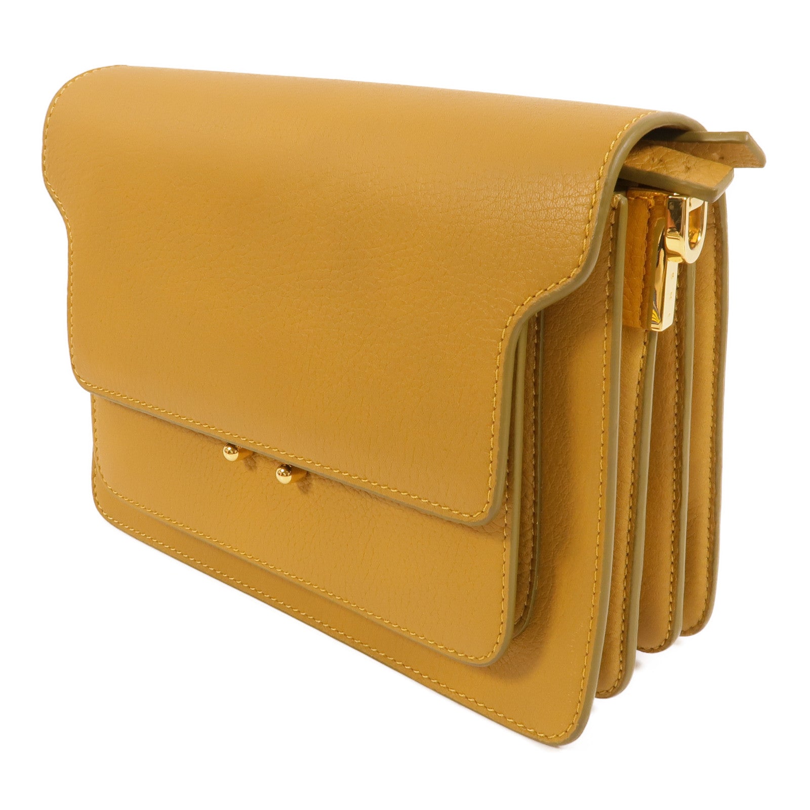 SELECTION 牛皮皮革Marni Trunk肩背袋