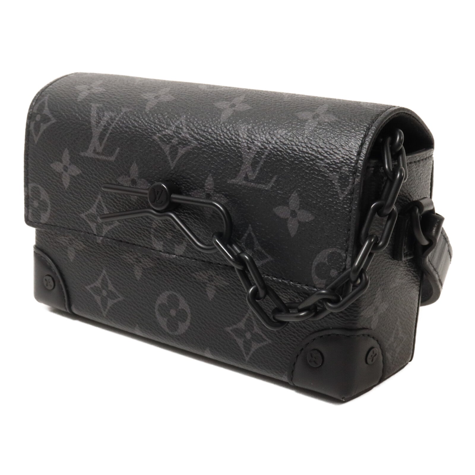 LOUIS VUITTON Monogram Eclipse Steamer Wearable Wallet肩背袋