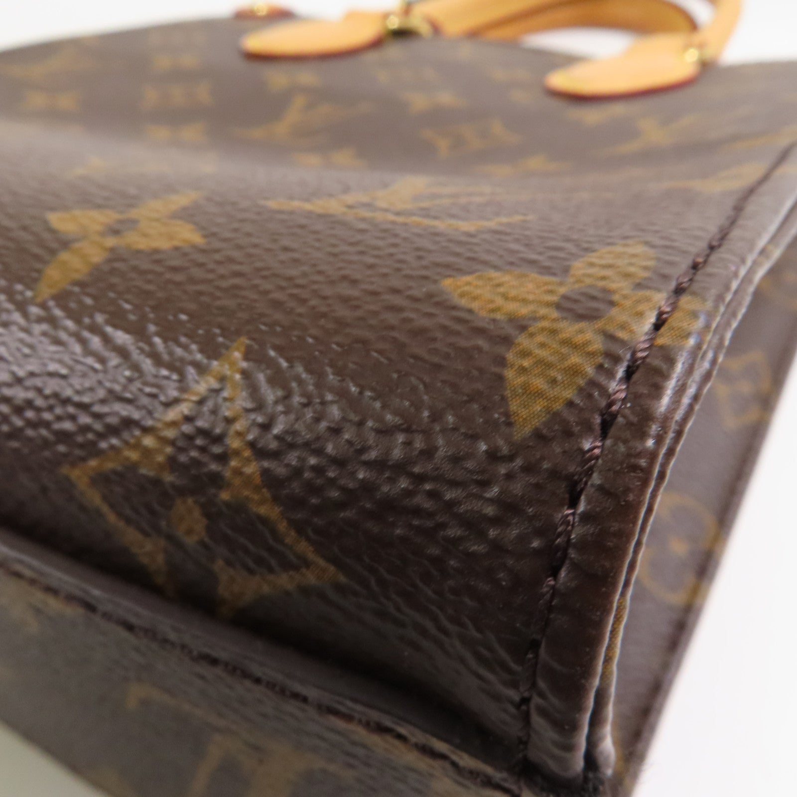 LOUIS VUITTON LV GHW Sac Plat BB 2 Way Shoulder Bag M46265 Monogram Brown