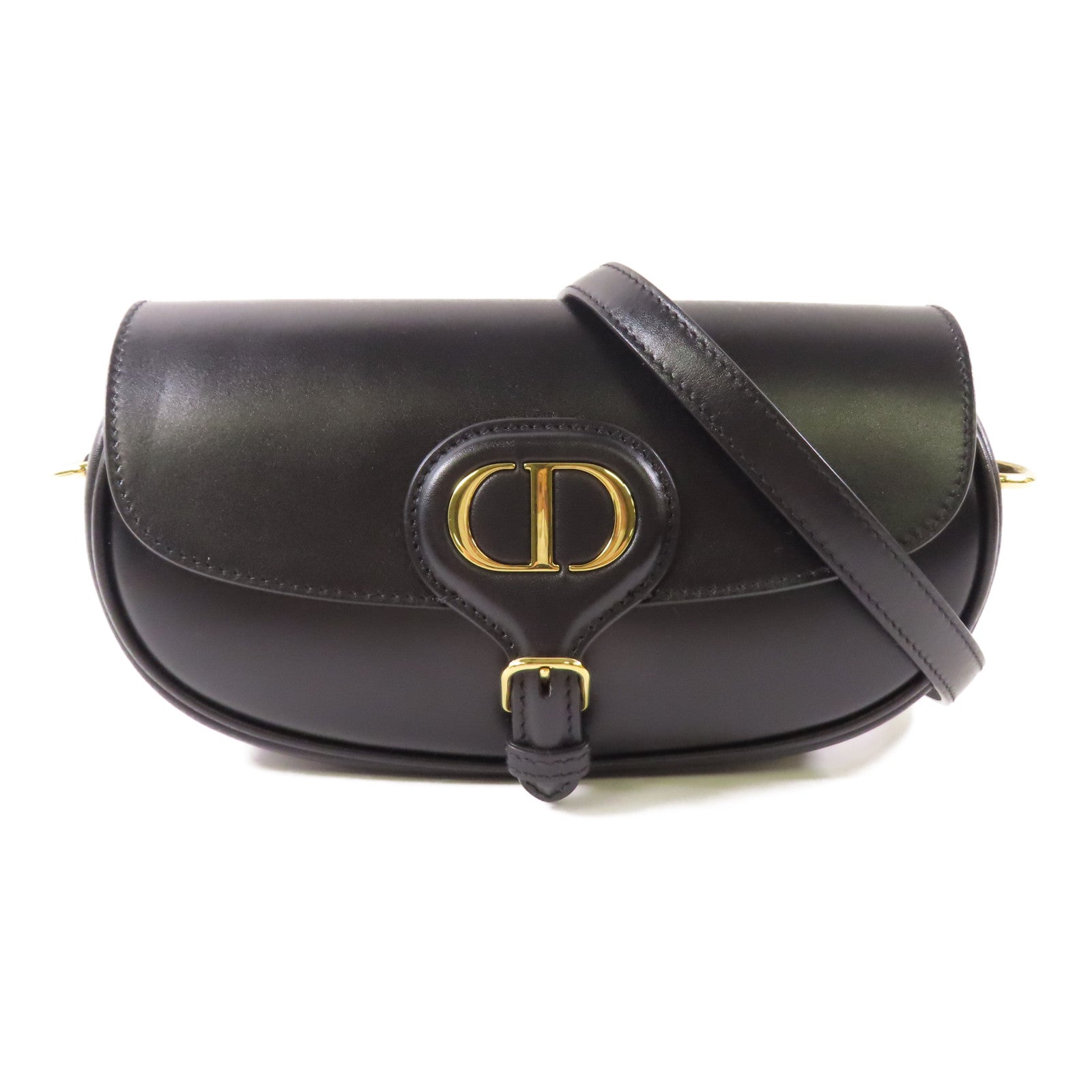 Dior 【激減優惠】牛皮皮革Mini Bobby金扣肩背袋