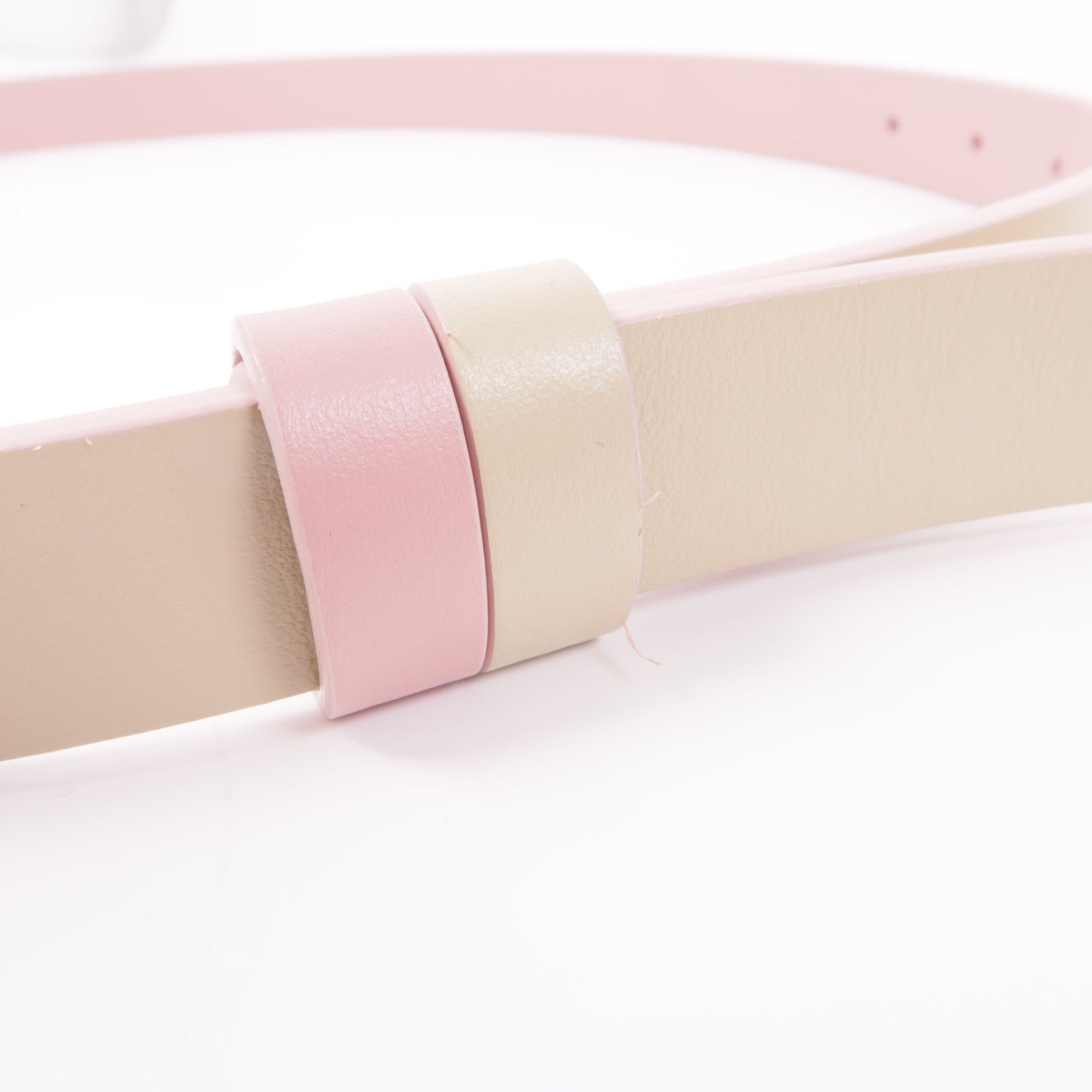 Dior 牛皮皮革Belt金扣皮帶