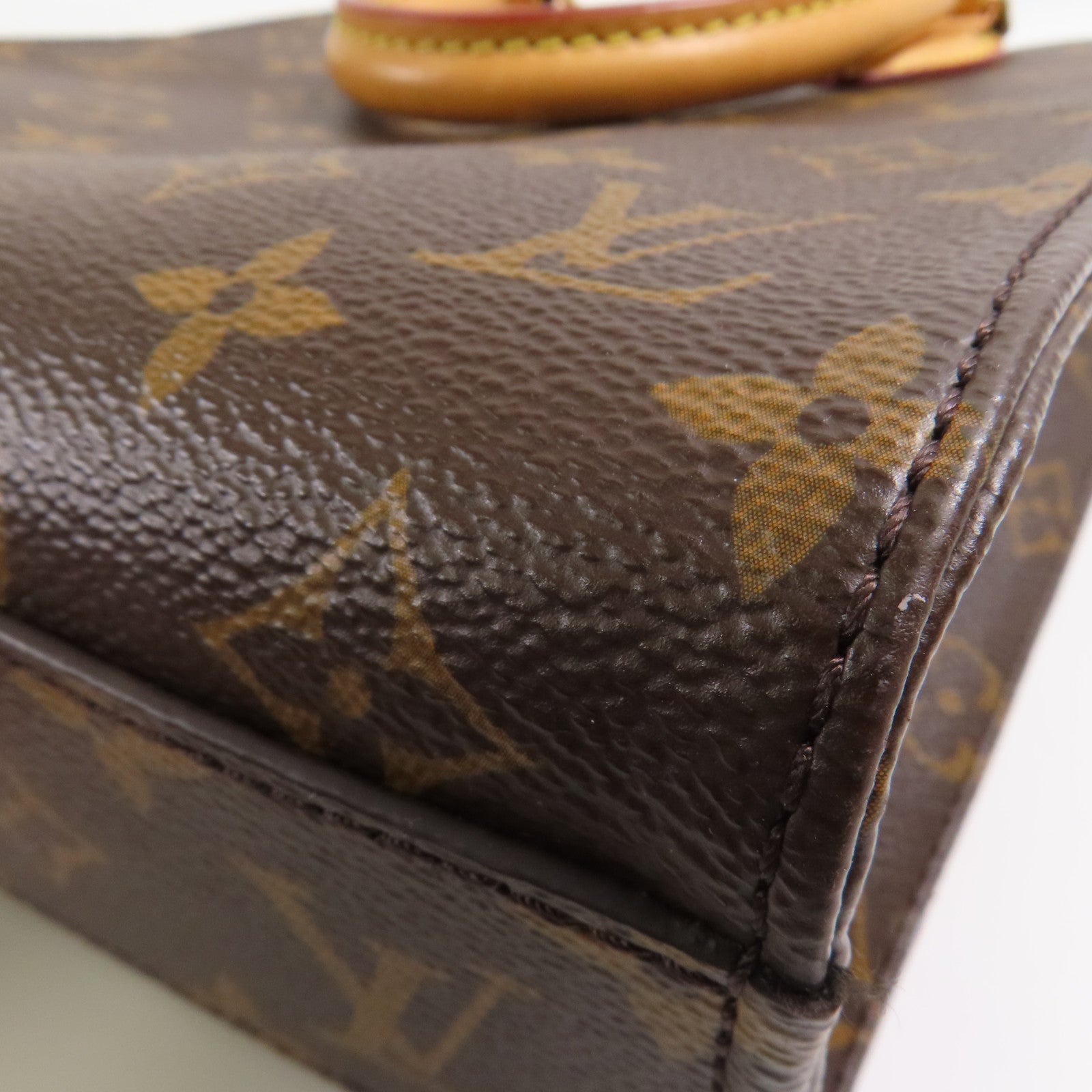 LOUIS VUITTON LV GHW Sac Plat BB 2 Way Shoulder Bag M46265 Monogram Brown