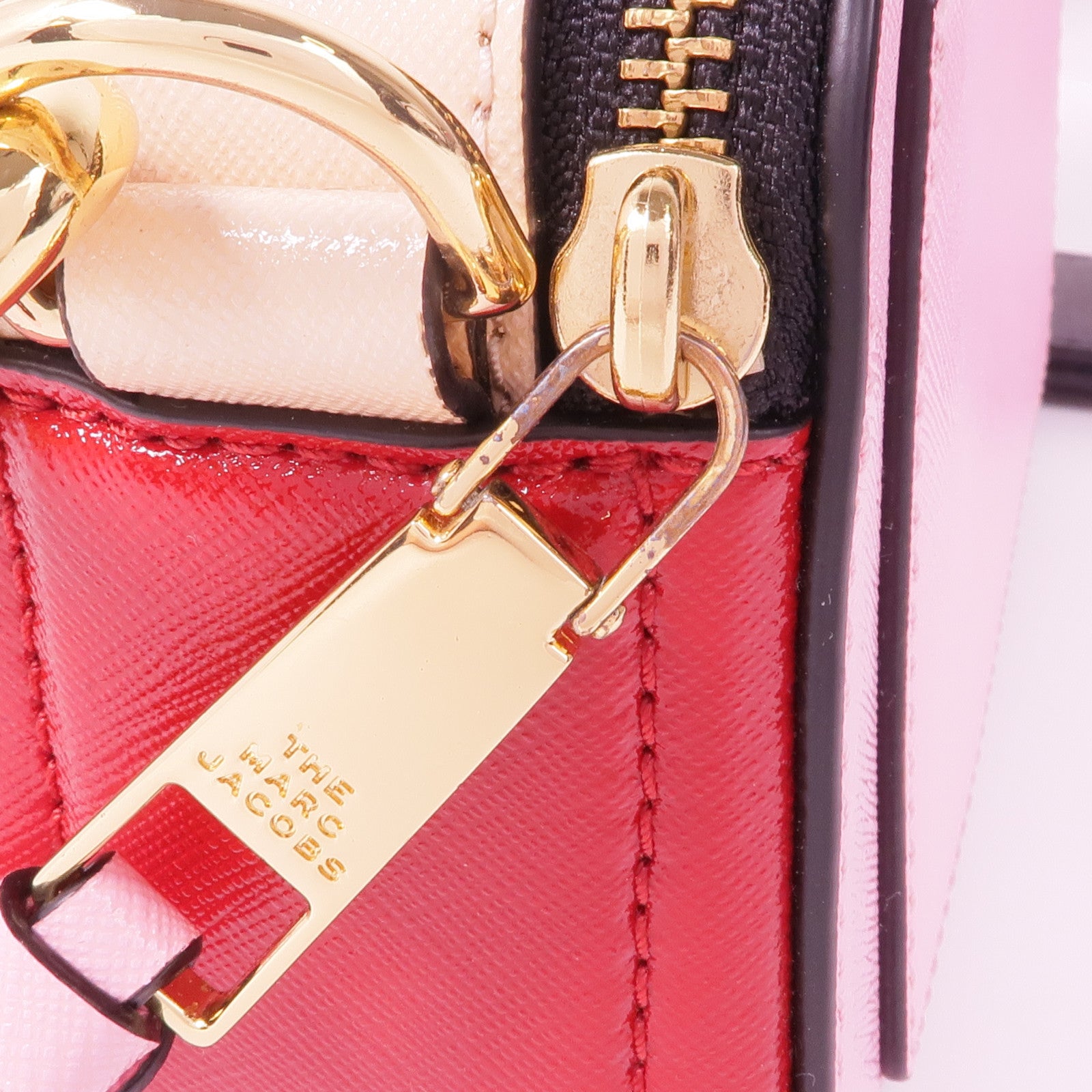 MARC JACOBS 牛皮皮革Shoulder Bag金扣肩背袋