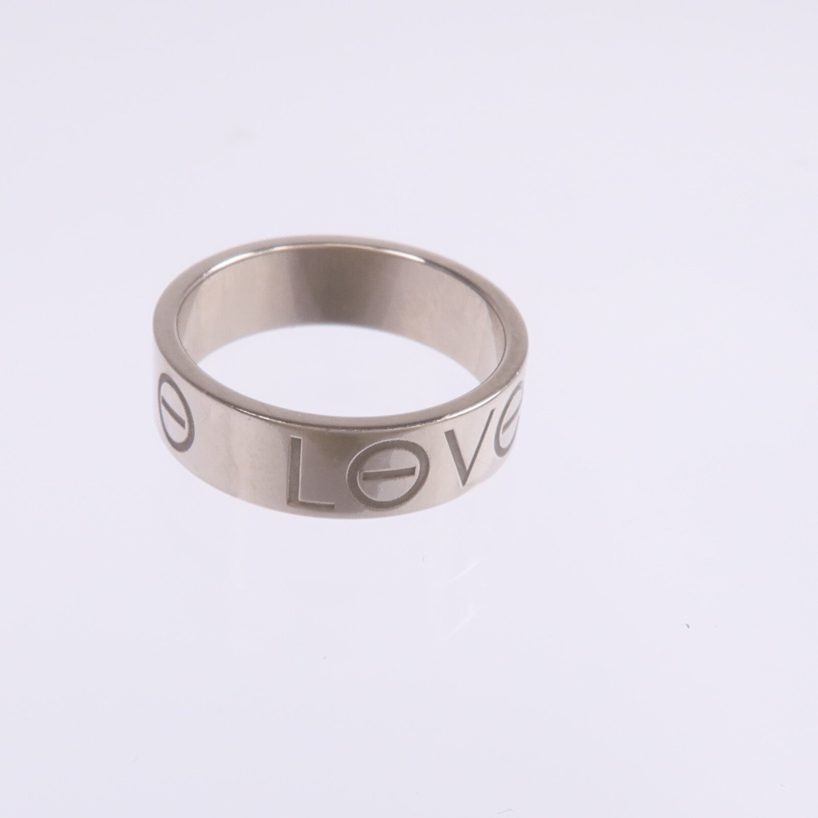 CARTIER 18K白金Ring戒指Cartier#53/US#6.25