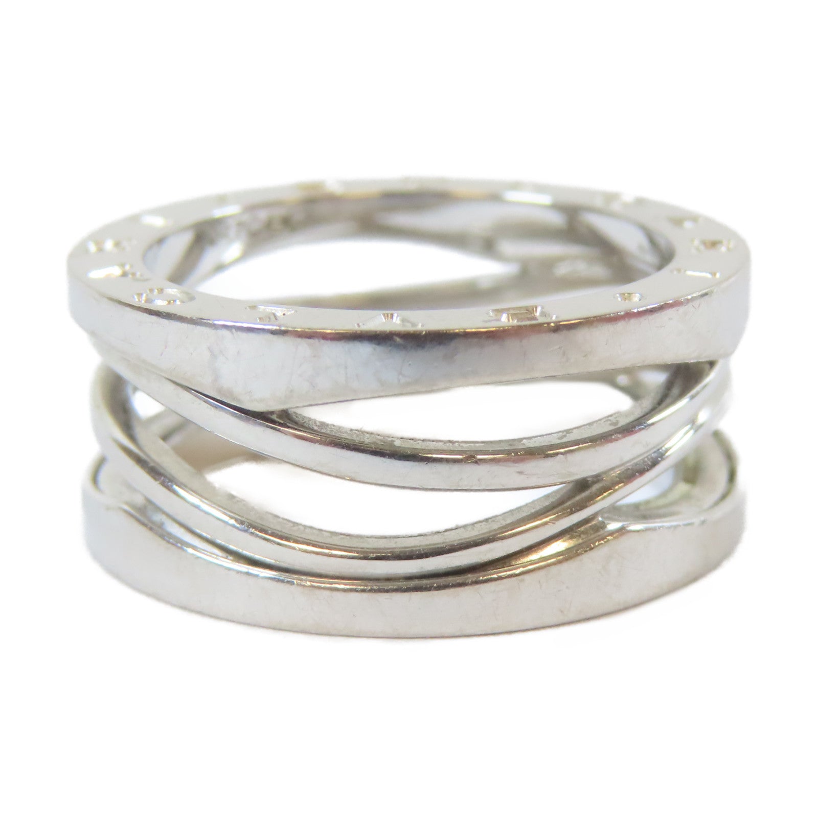 BVLGARI 18K白金B-zero1 Ring戒指Bvlgari#54/US#6.25