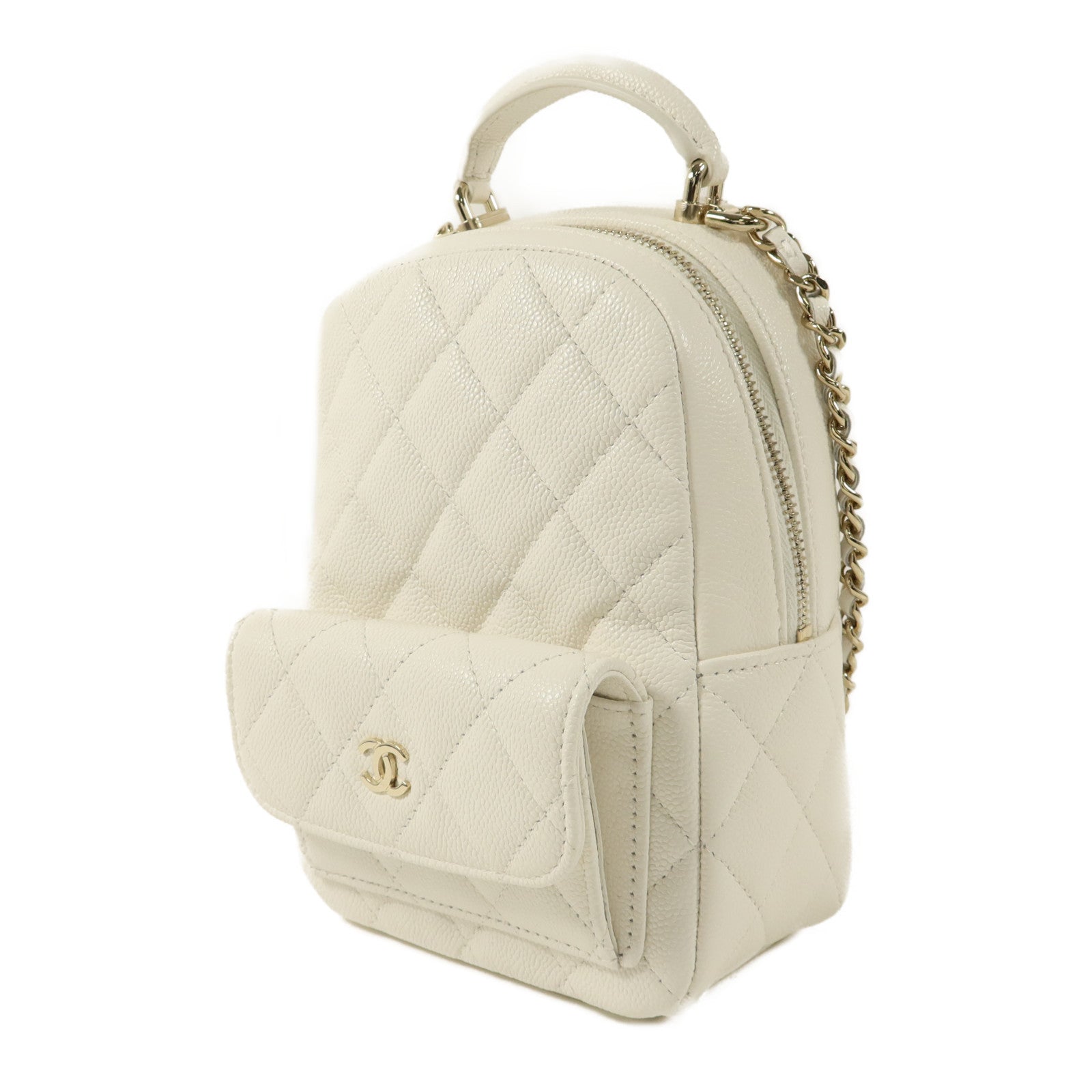 CHANEL 牛皮皮革Mini Backpack背包