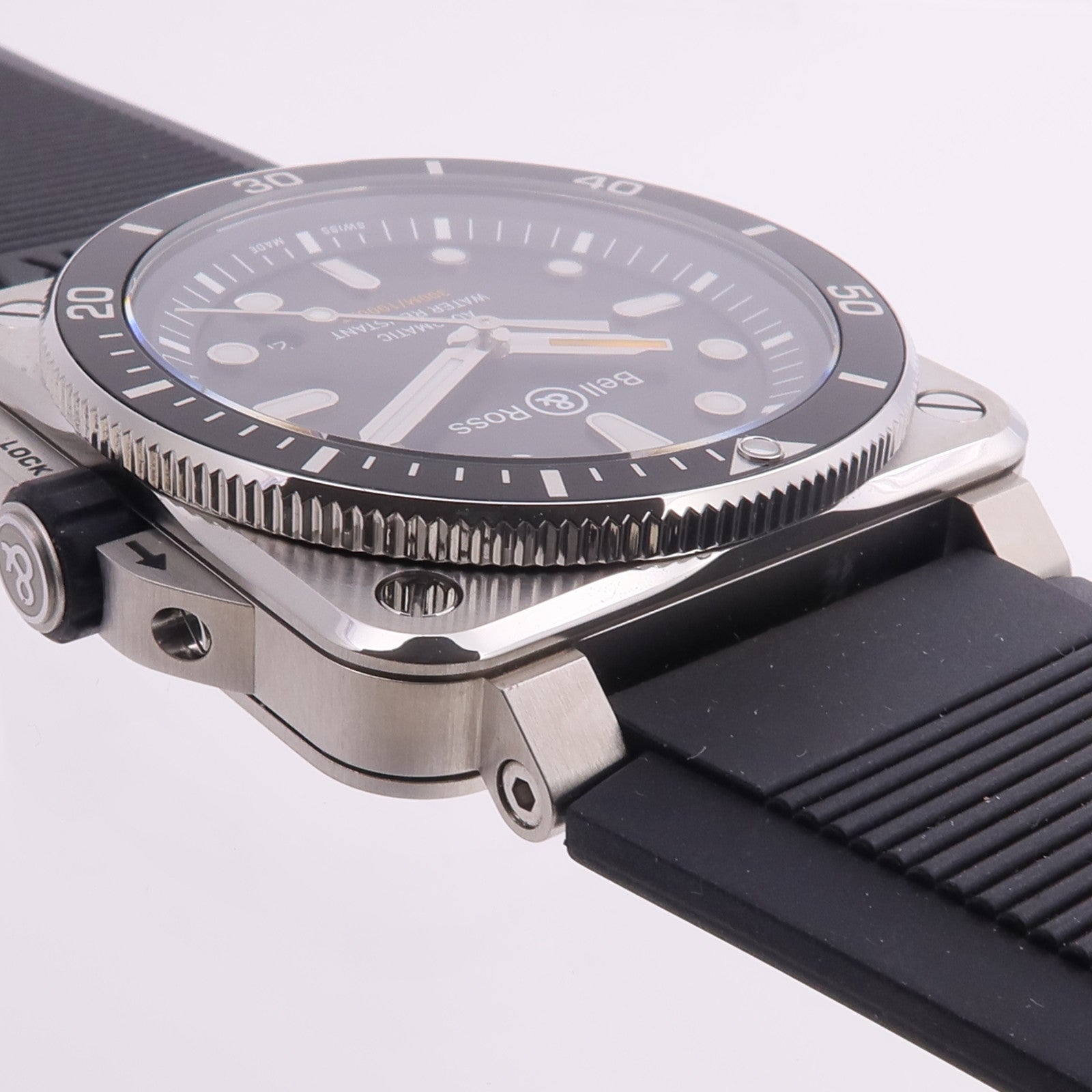 BELL&ROSS Diver Black Steel BR0392-D-BL-ST/SRB