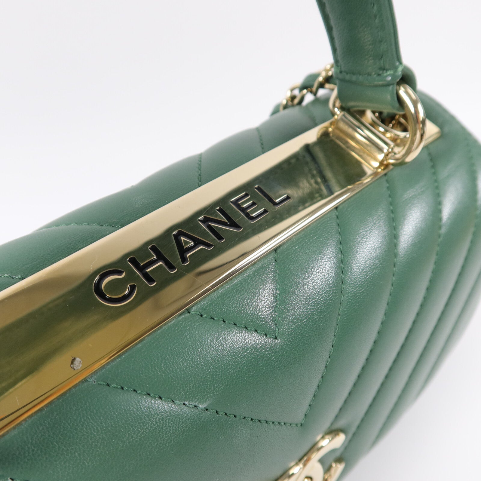 CHANEL 牛皮皮革Trendy CC Handle手挽肩背兩用袋