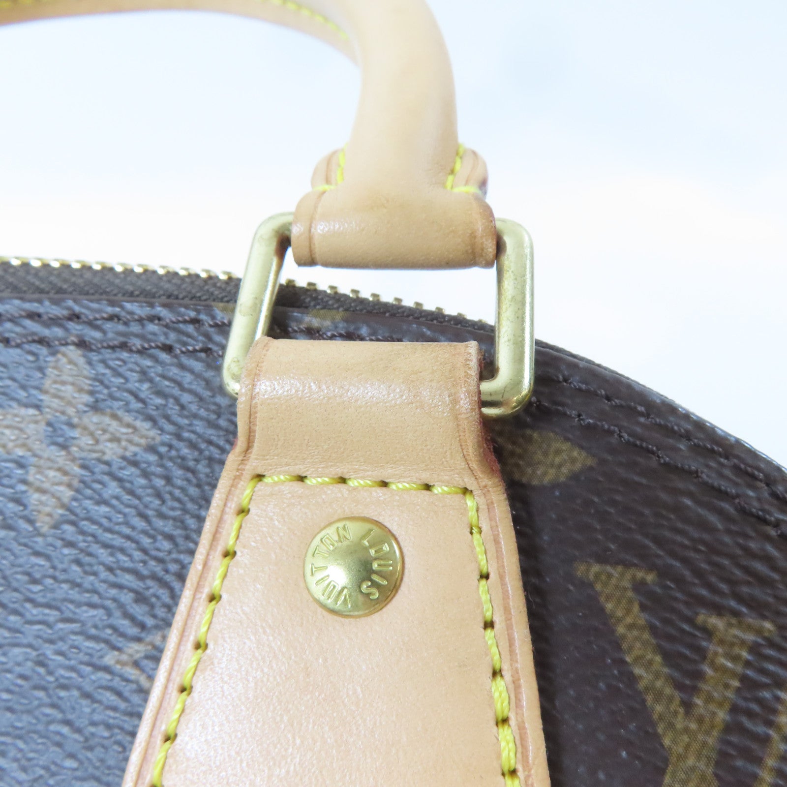 LOUIS VUITTON 【激減優惠】Monogram Alma BB金扣手挽肩背兩用袋啡色