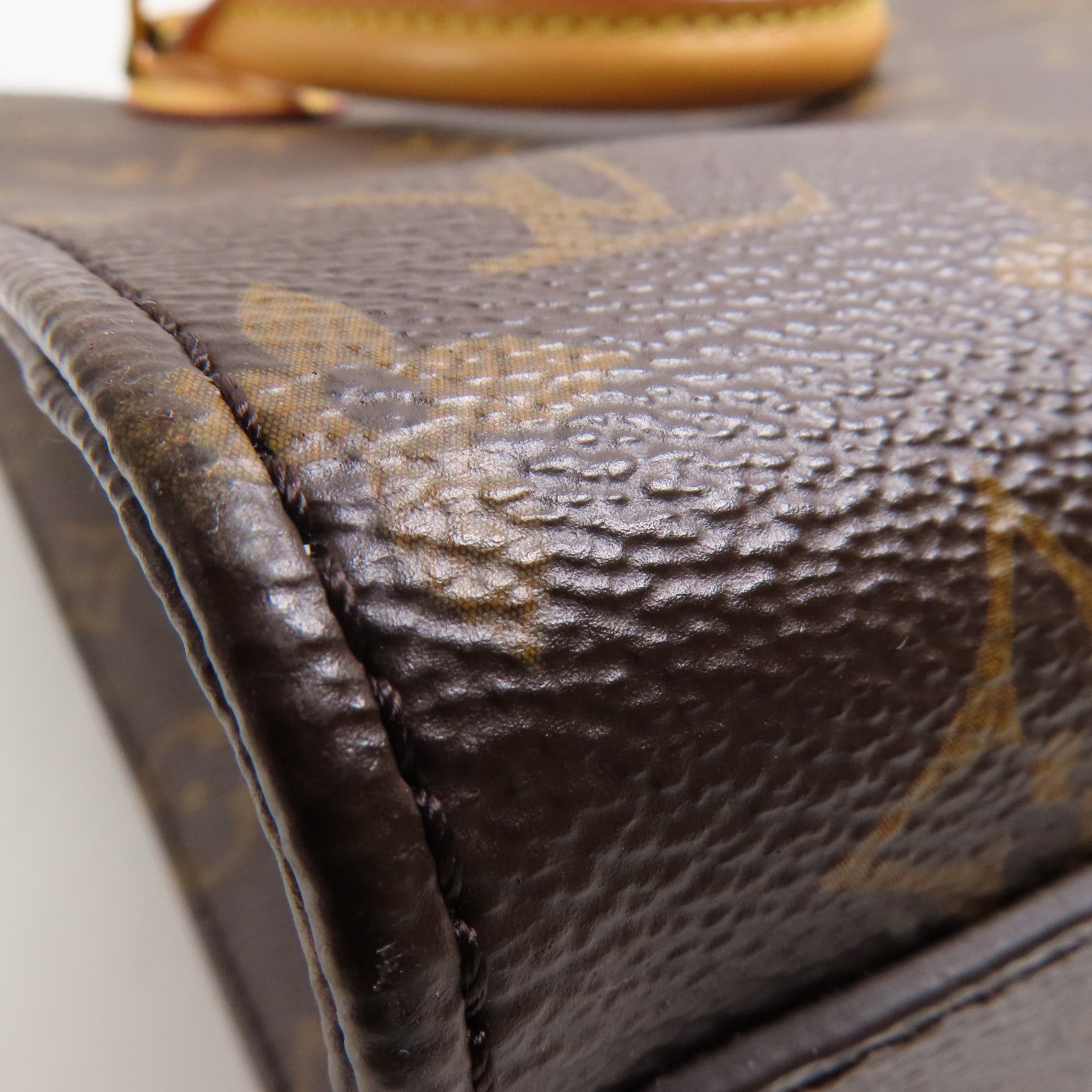 LOUIS VUITTON LV GHW Sac Plat BB 2 Way Shoulder Bag M46265 Monogram Brown