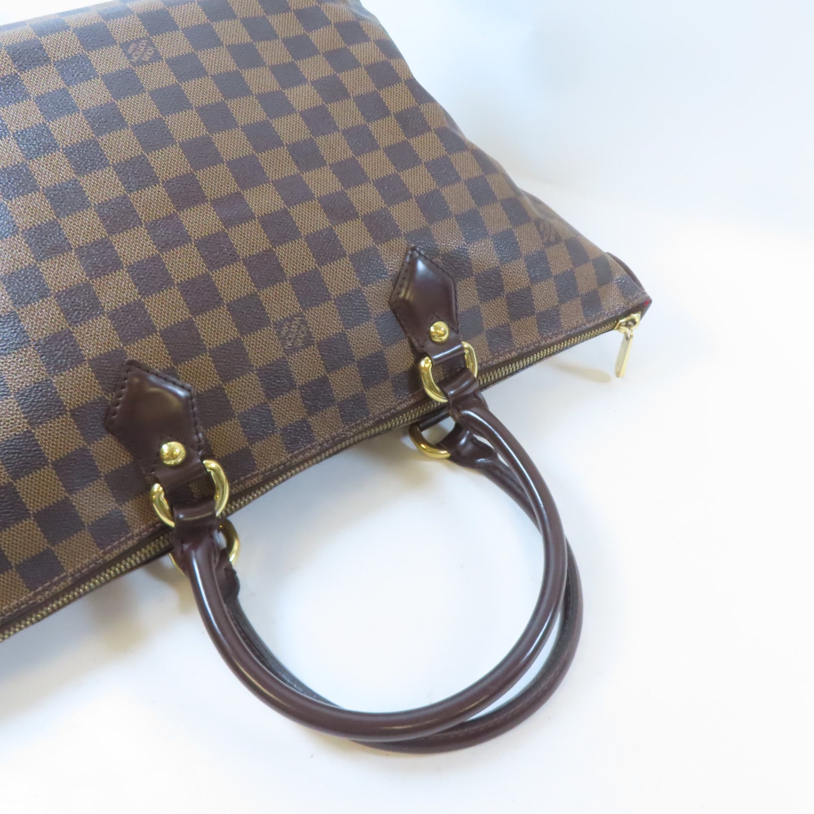 LOUIS VUITTON (PRICE DOWN) LV GHW Saleya MM Handbag N51188 Damier Brown