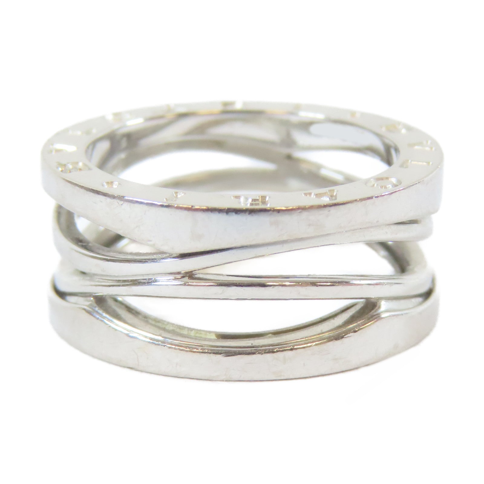 BVLGARI 18K白金B-zero1 Ring戒指Bvlgari#54/US#6.25