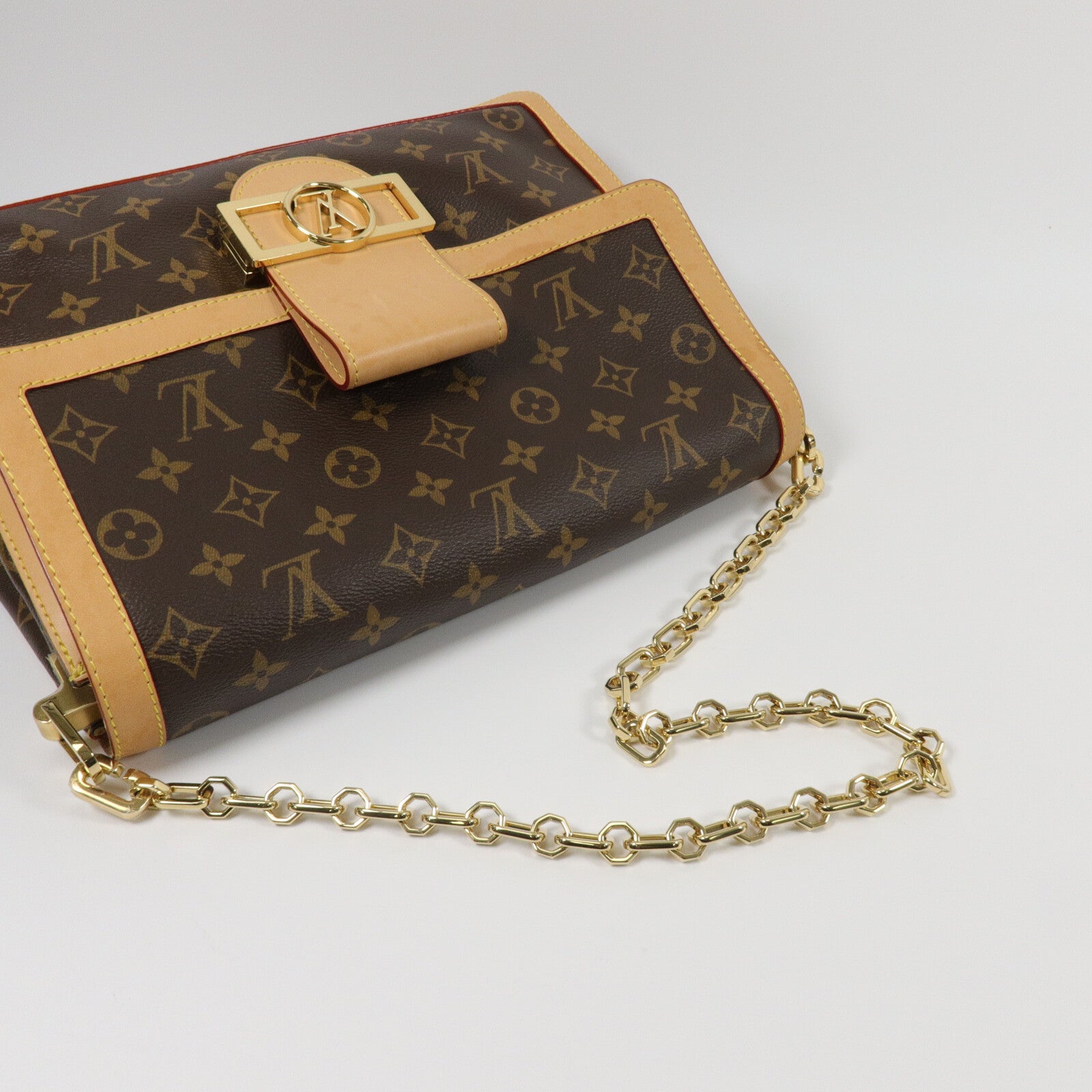 LOUIS VUITTON Monogram Dauphine Soft GM手挽肩背兩用袋
