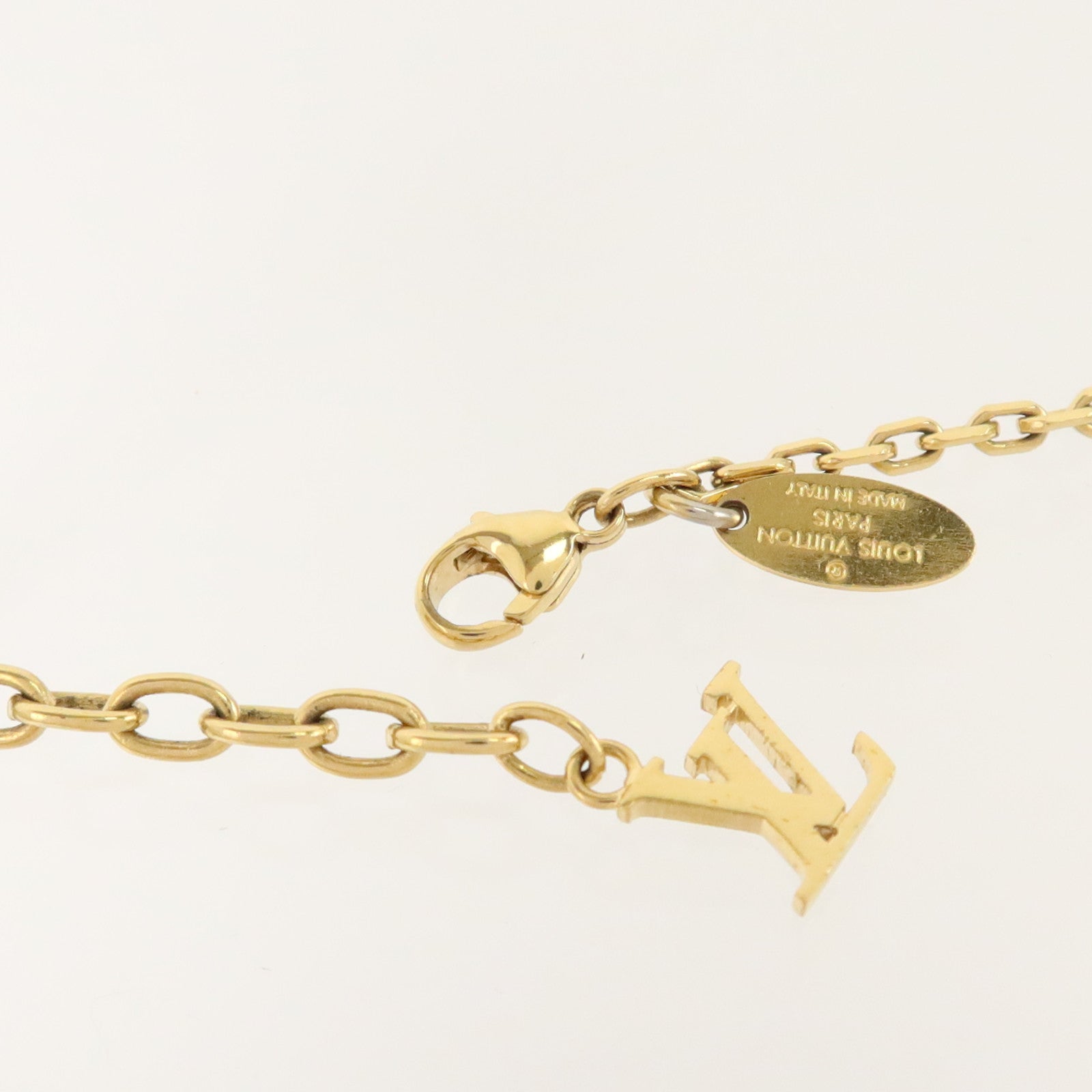 LOUIS VUITTON 金屬/PVC Collier Gamble Necklace項鏈