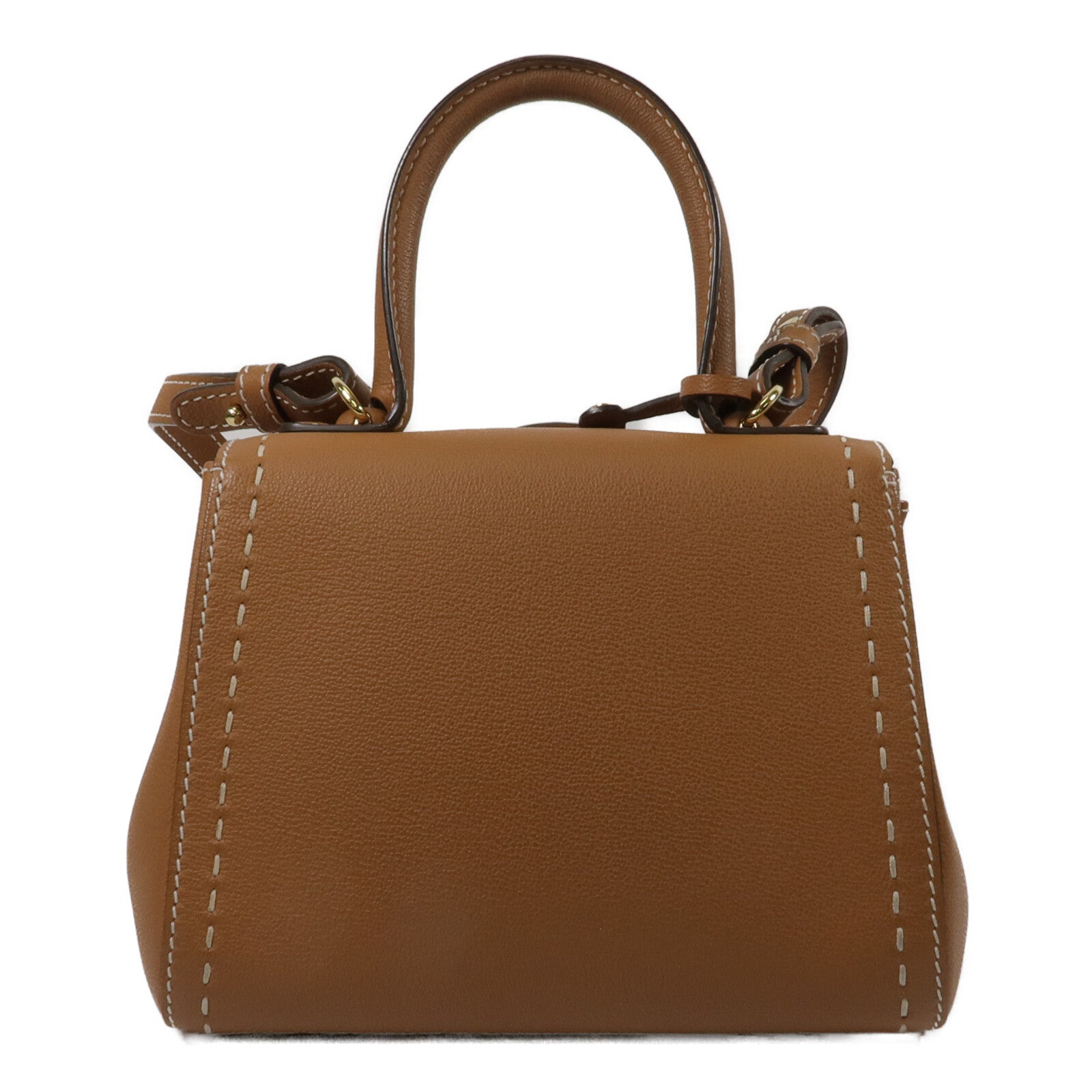 Delvaux 牛皮皮革Brillant Mini手挽肩背兩用袋