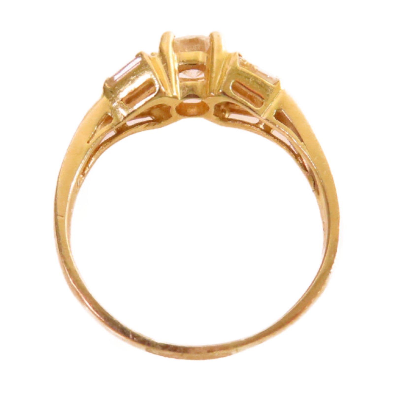 JEWELRY 【激減優惠】18K黃金/鑽石Diamond Ring戒指US#5.75