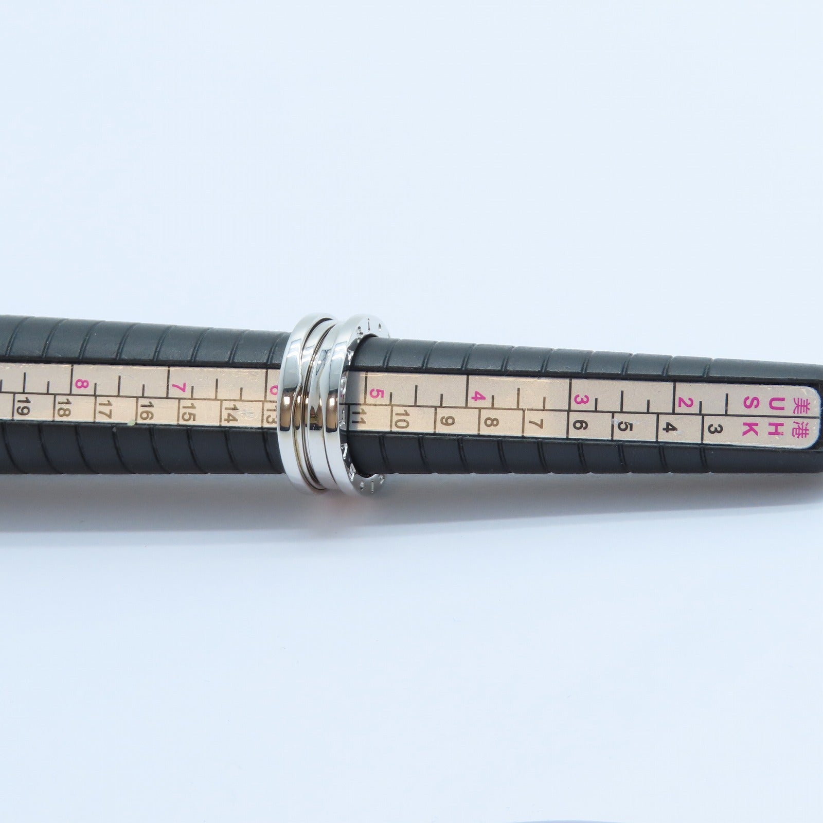 BVLGARI 18K白金B-zero1 Ring戒指Bvlgari#51/US#5.5