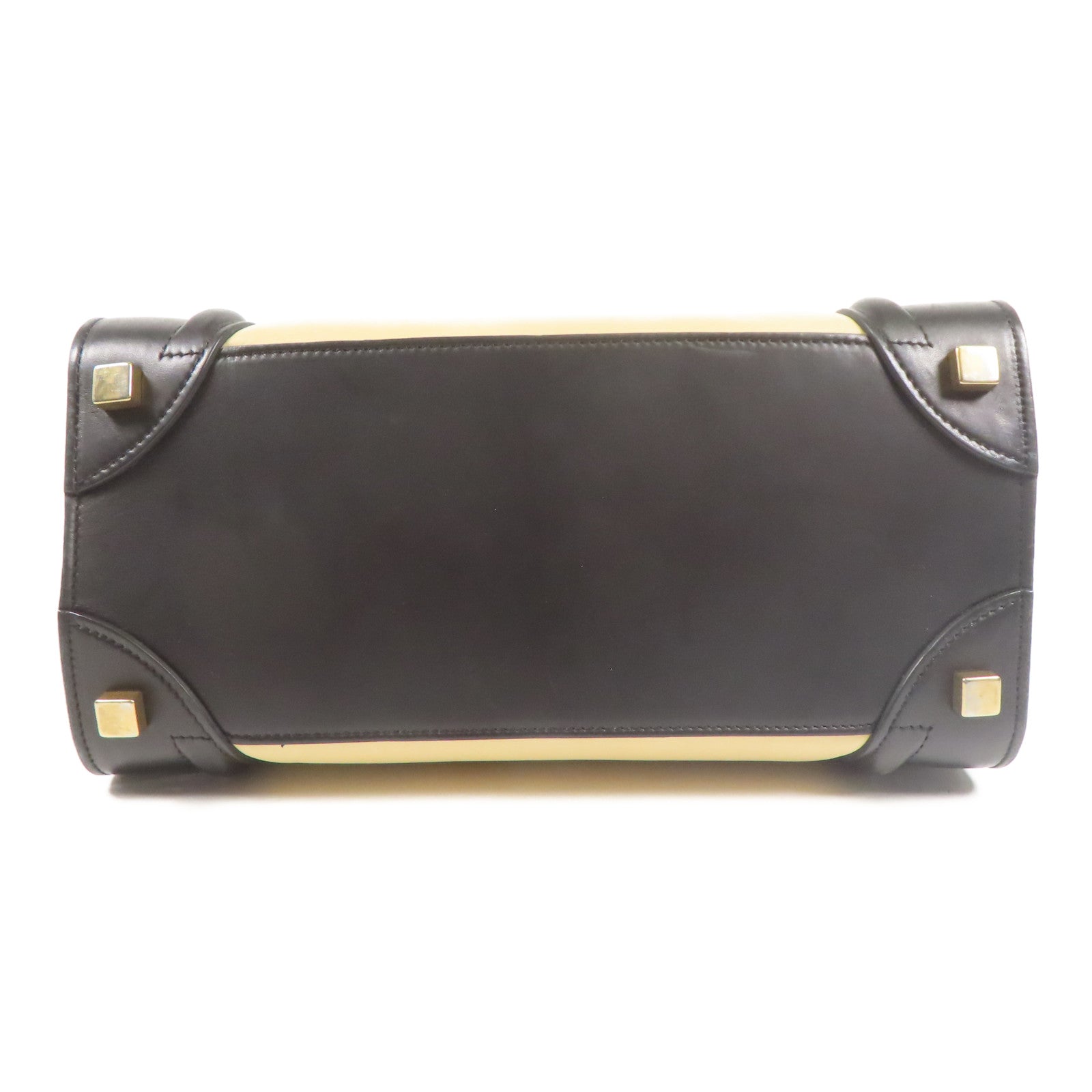 CELINE 牛皮皮革Micro Luggage金扣手挽袋