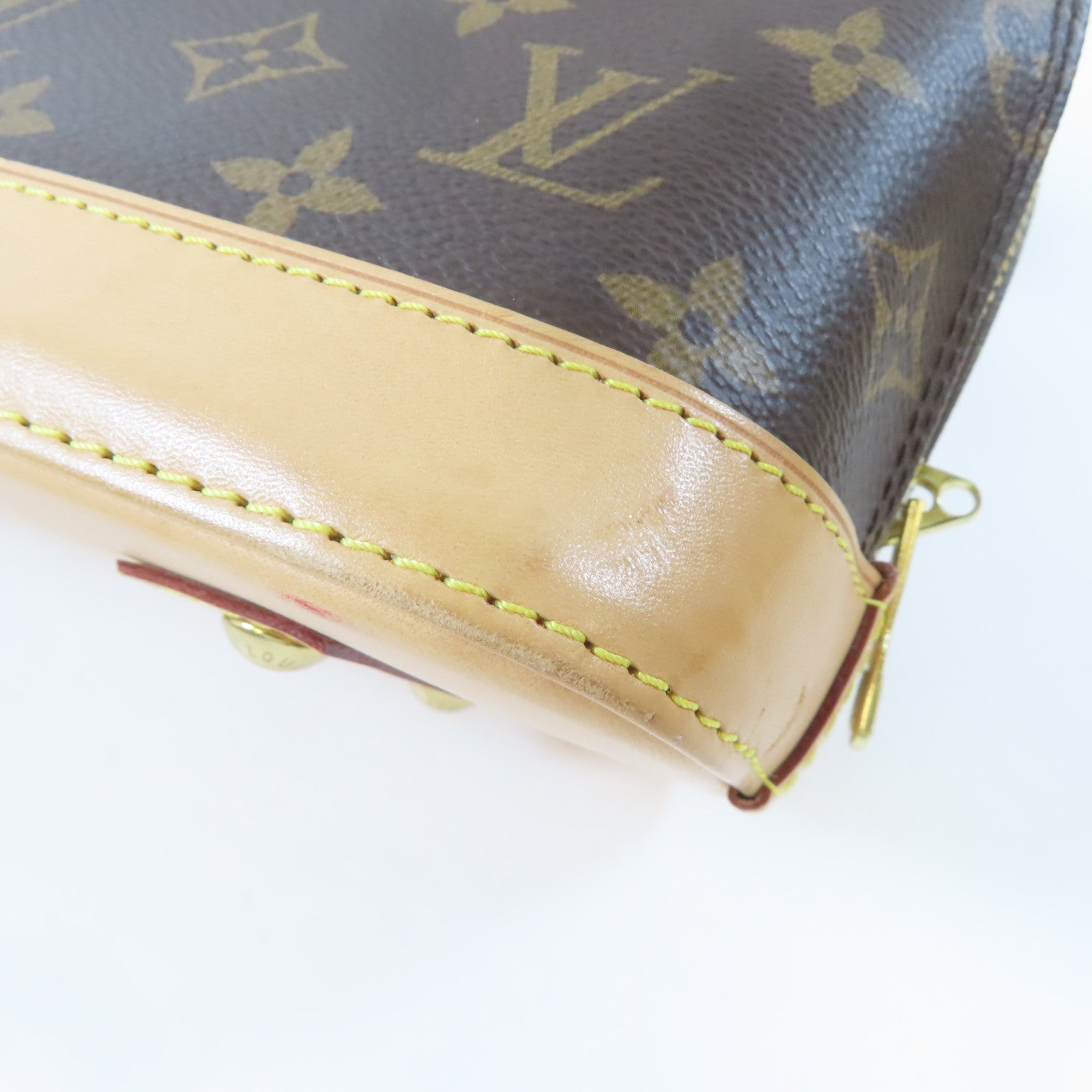 LOUIS VUITTON 【激減優惠】Monogram Alma BB金扣手挽肩背兩用袋啡色