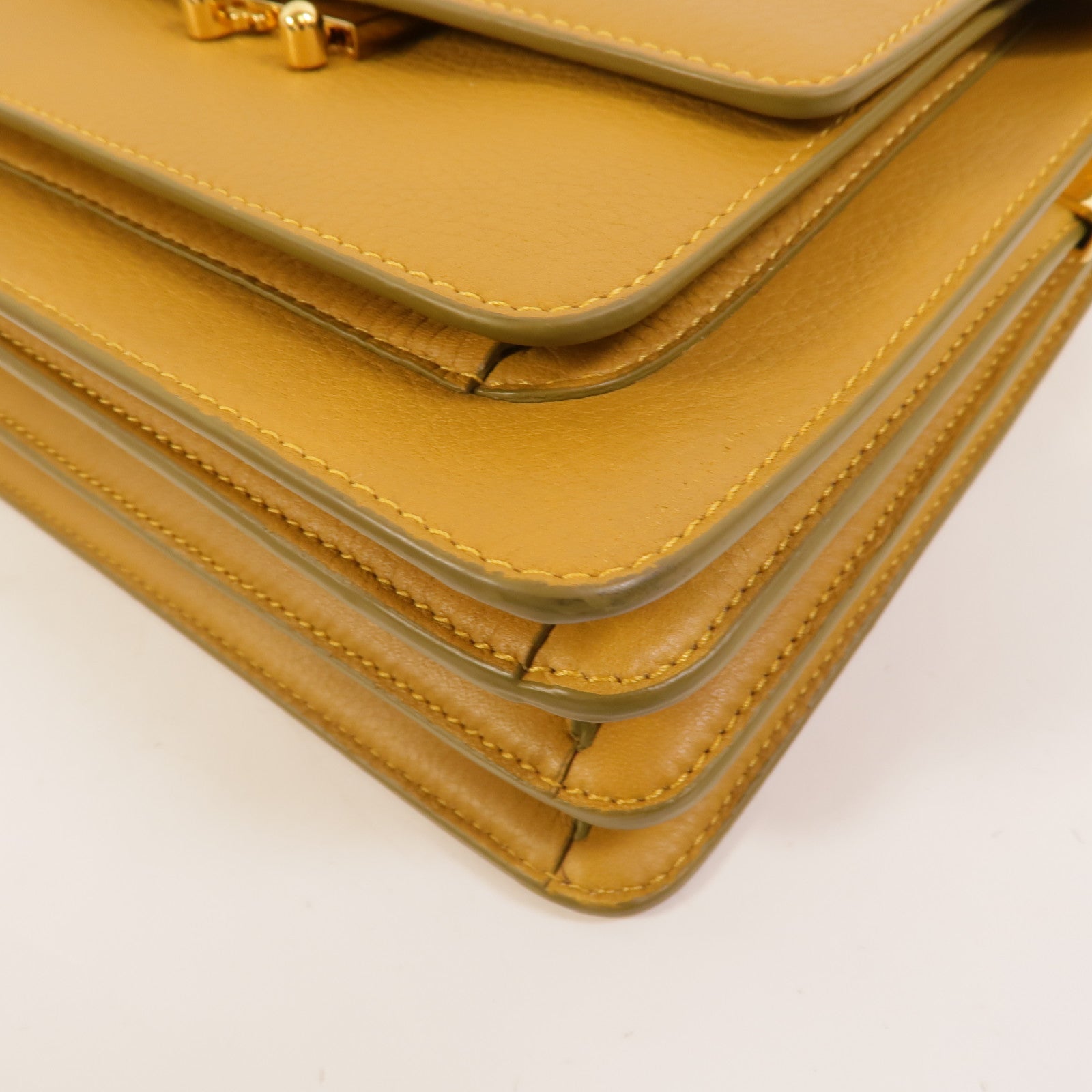 SELECTION 牛皮皮革Marni Trunk肩背袋